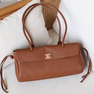 Brown Leather Handbag for Ladies