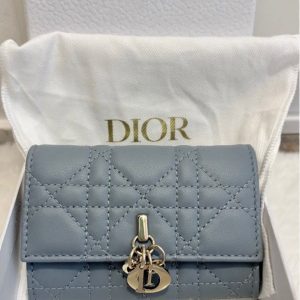 Grey Flap Clutch Wallet for Ladies