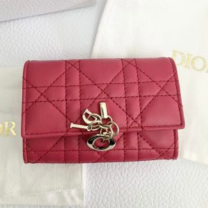 Pink Flap Clutch Wallet for Ladies
