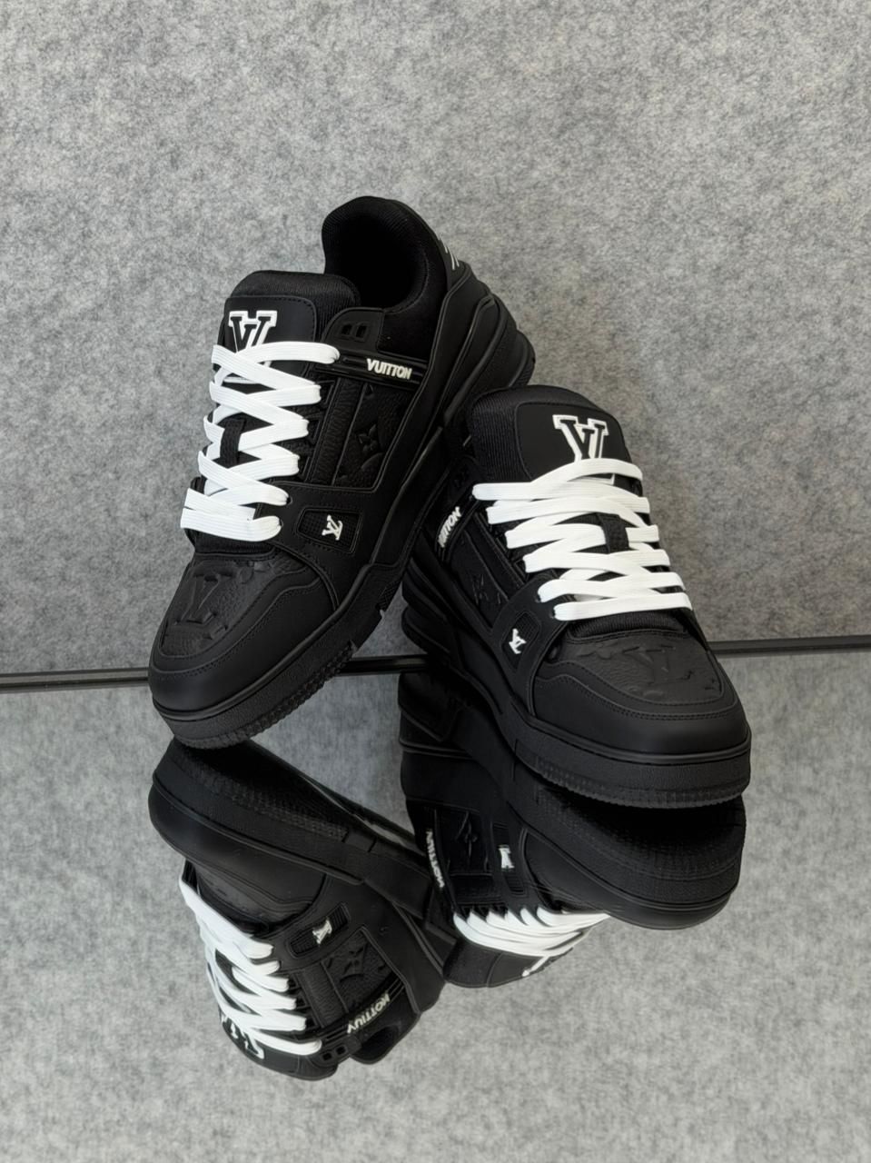 Premium Black Running Sneakers for Men