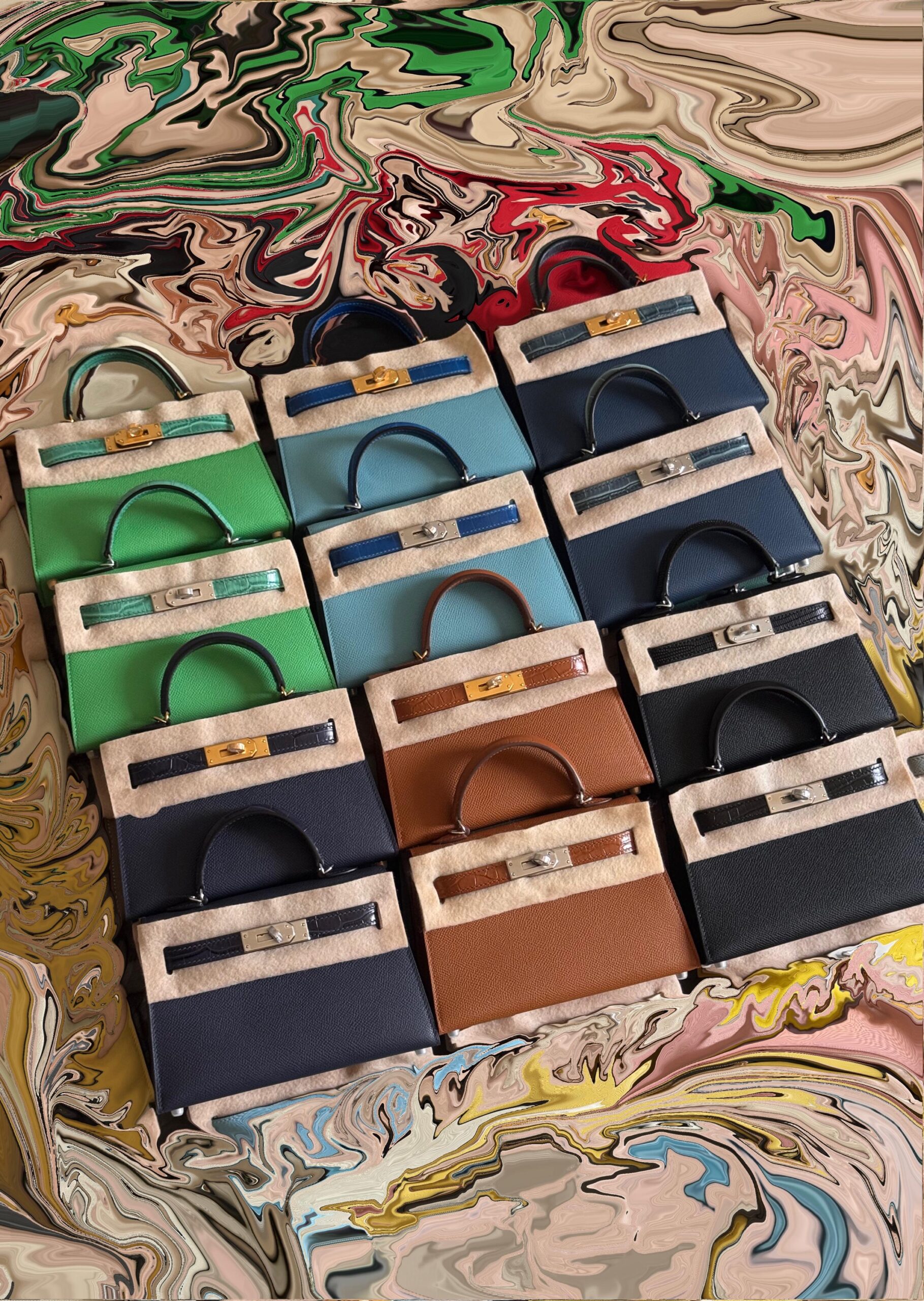 Hermès Mini Kelly 20 Bags - Image 11