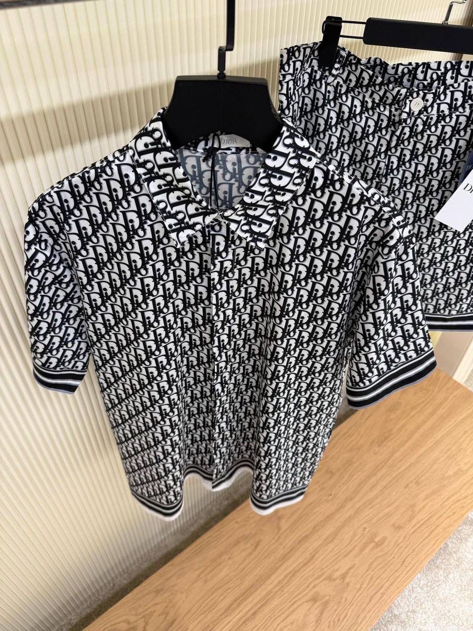 Dior Shirt With Short Set