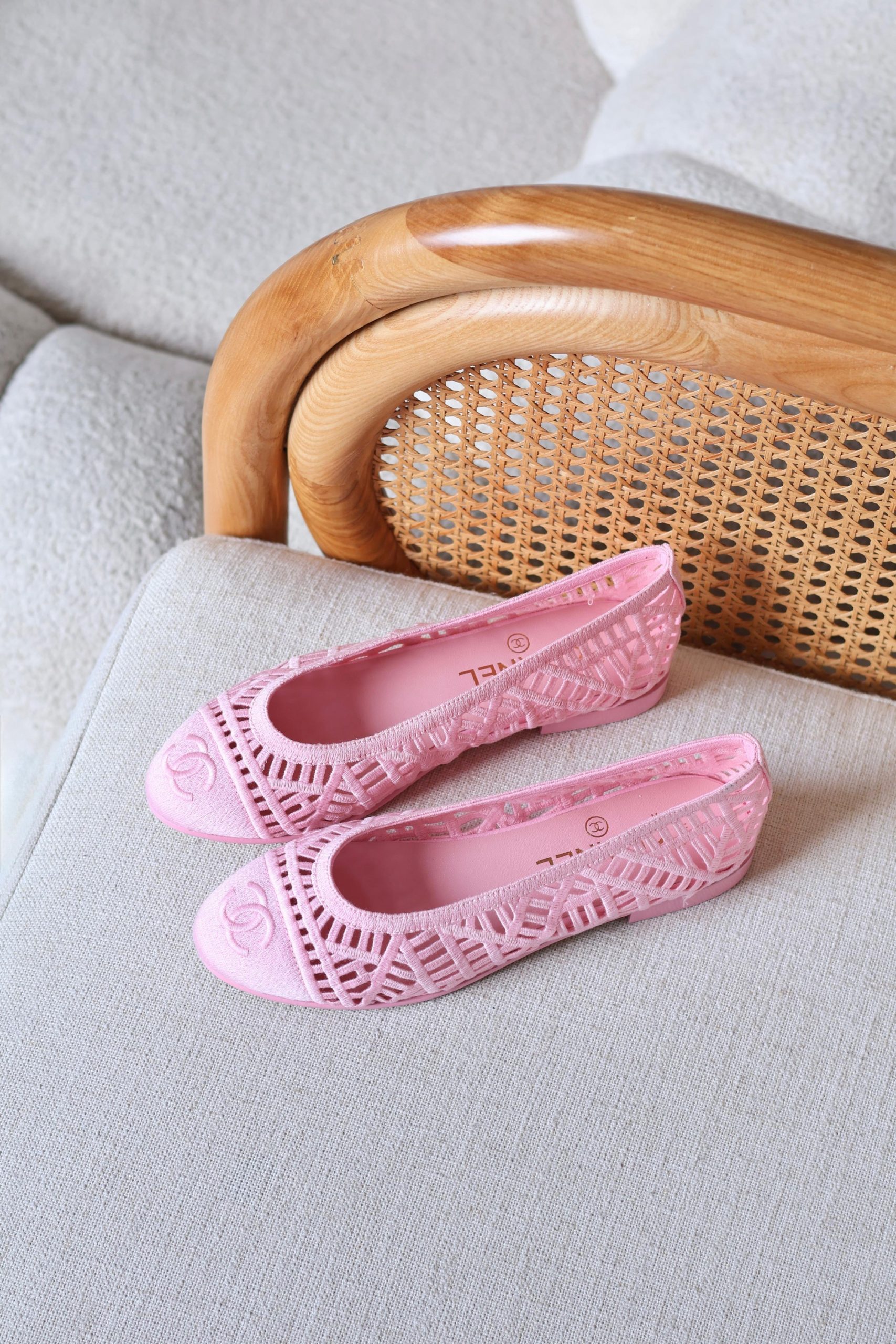 Chanel Laser-Cut Mesh Ballet - Image 4