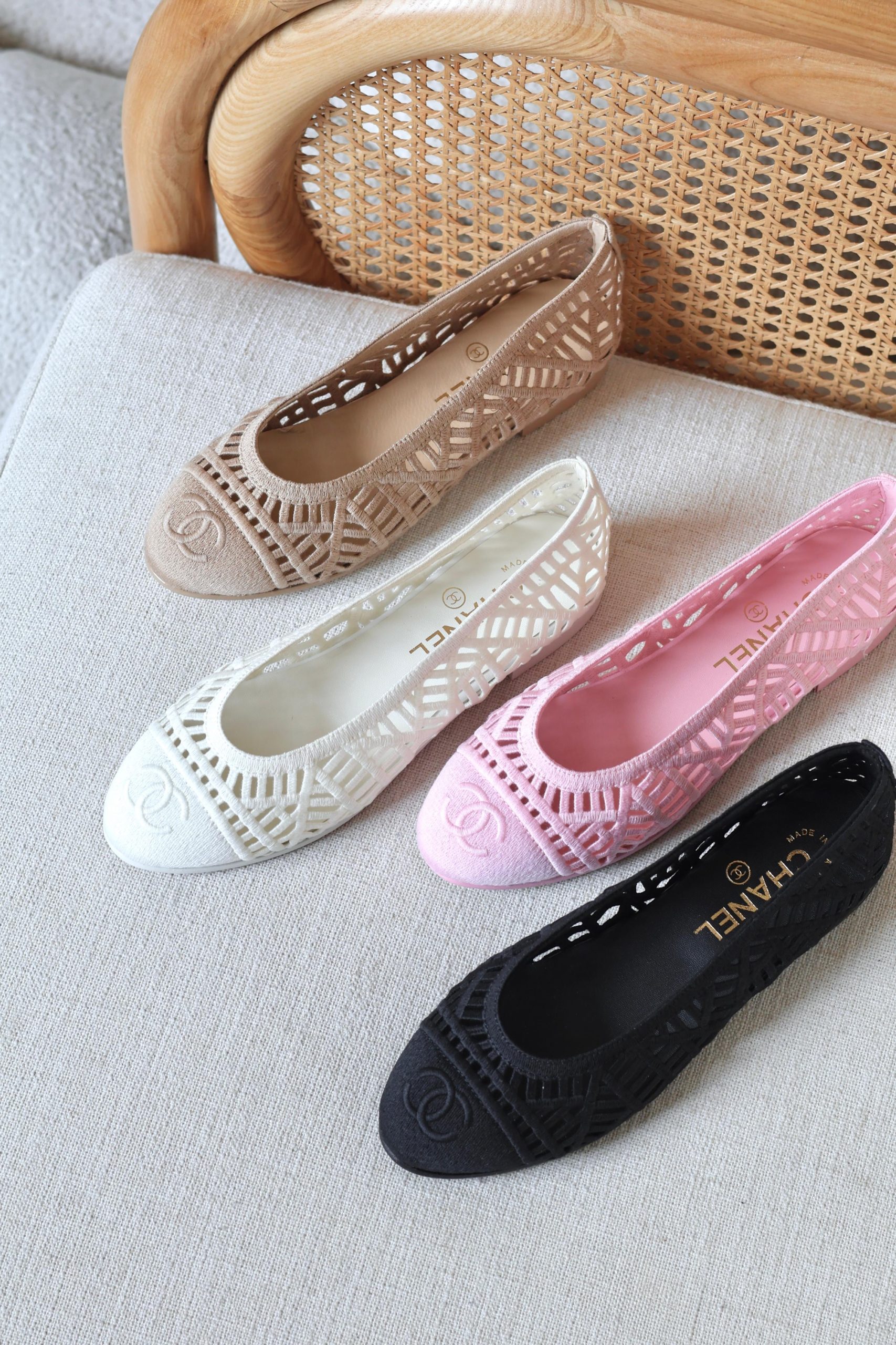 Chanel Laser-Cut Mesh Ballet - Image 5