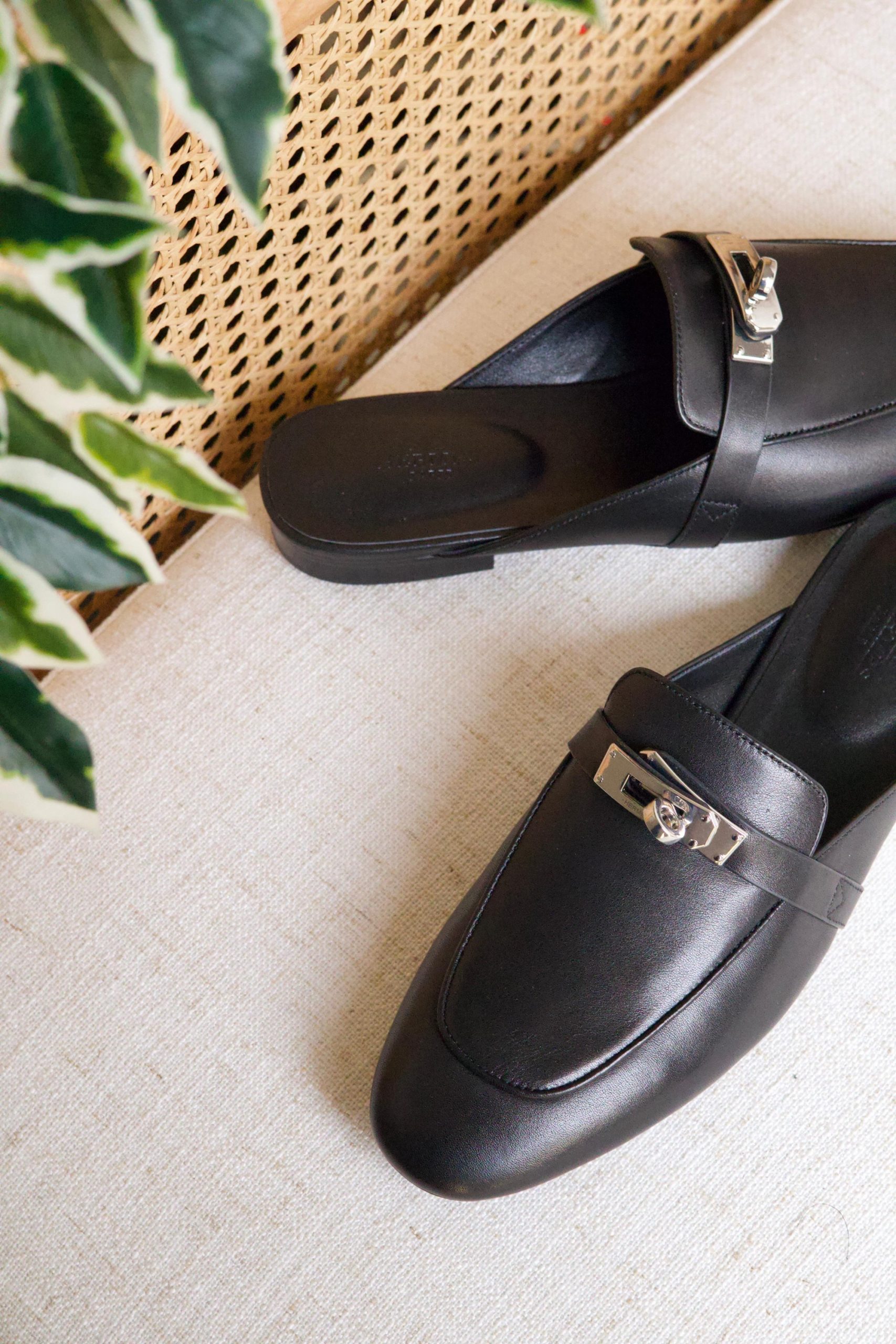 Leather Hermès Oz Mules - Image 3