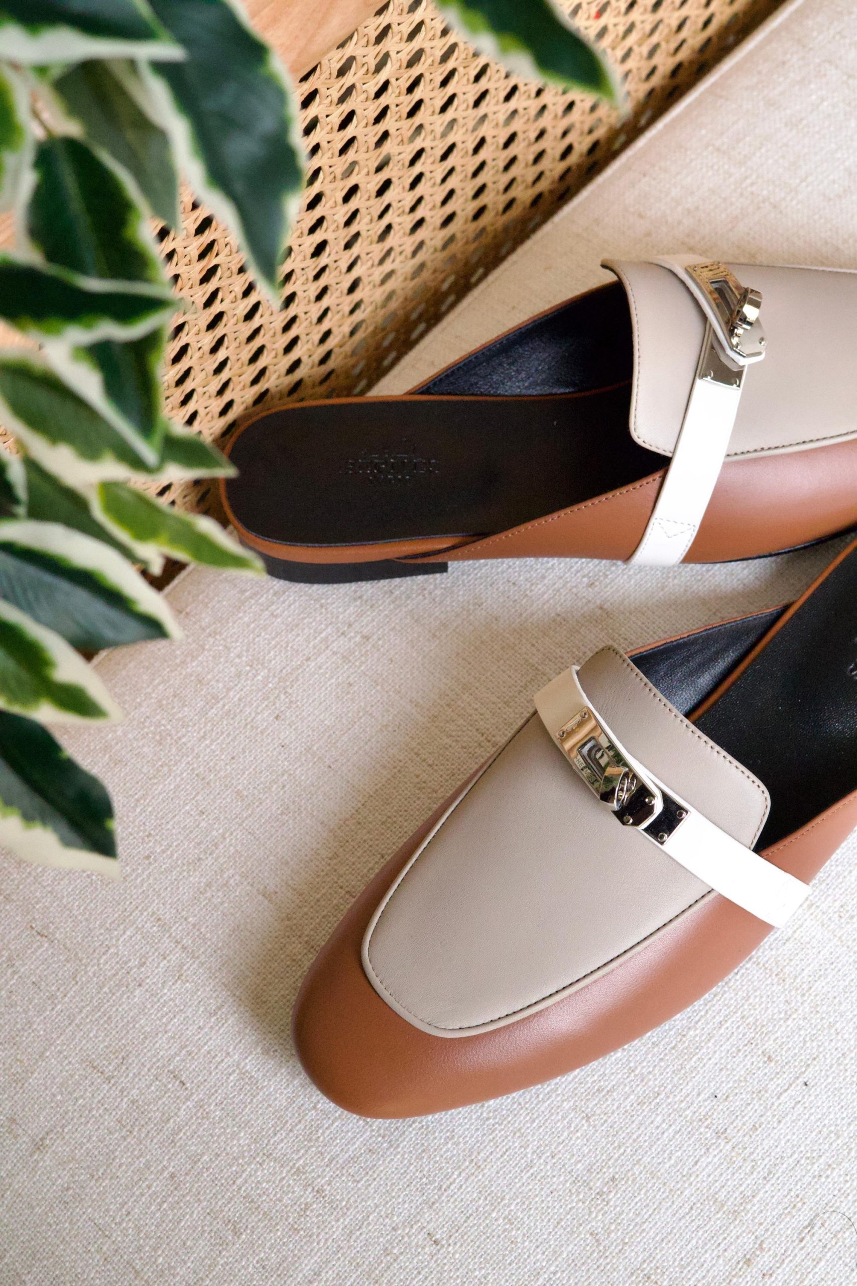Leather Hermès Oz Mules - Image 2