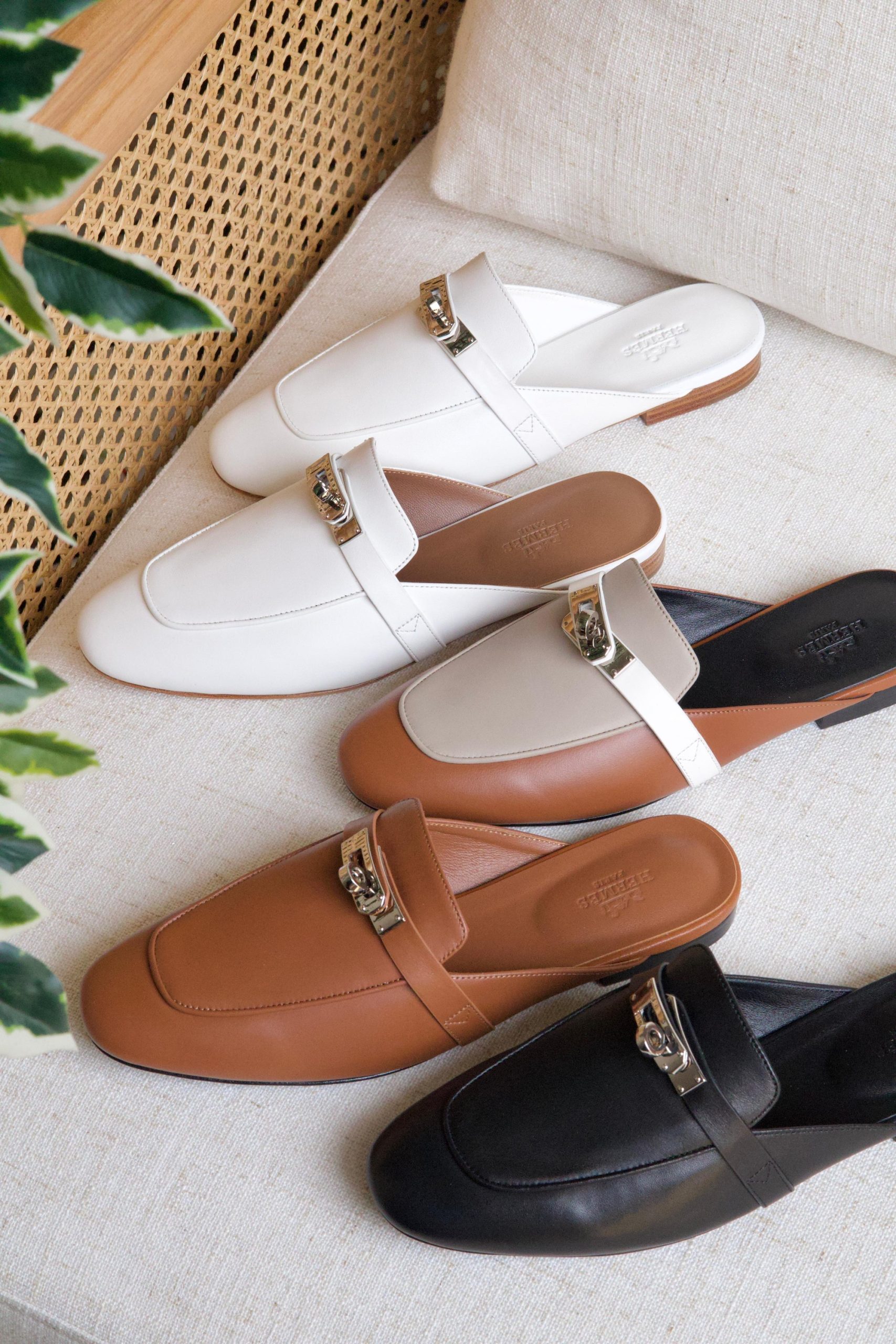 Leather Hermès Oz Mules - Image 9