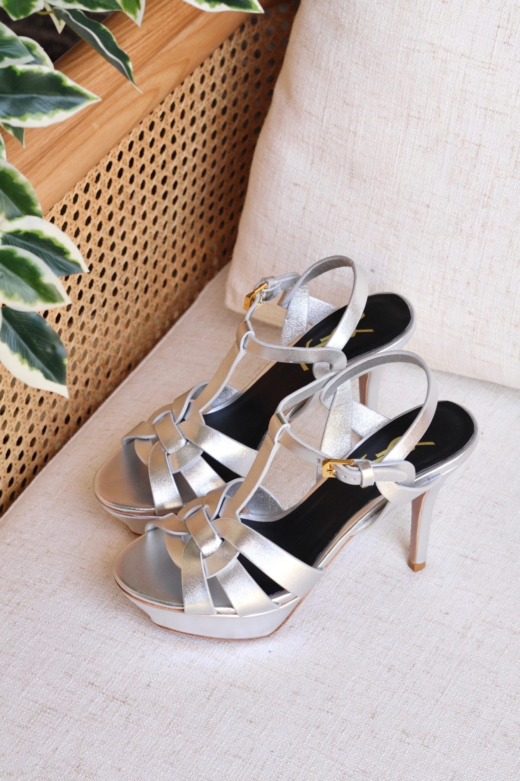 Saint Laurent Tribute Platform Sandals - Image 3