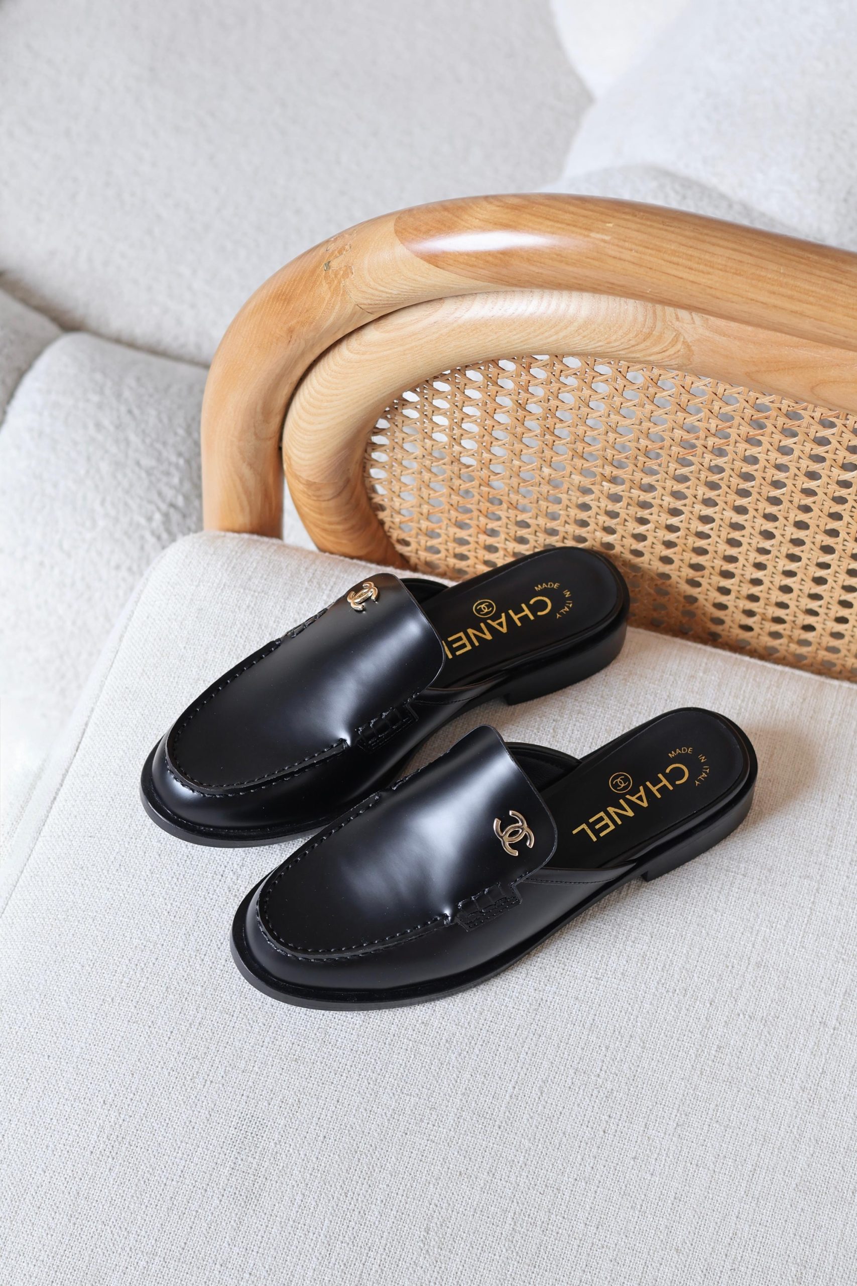 Leather Chanel Loafers