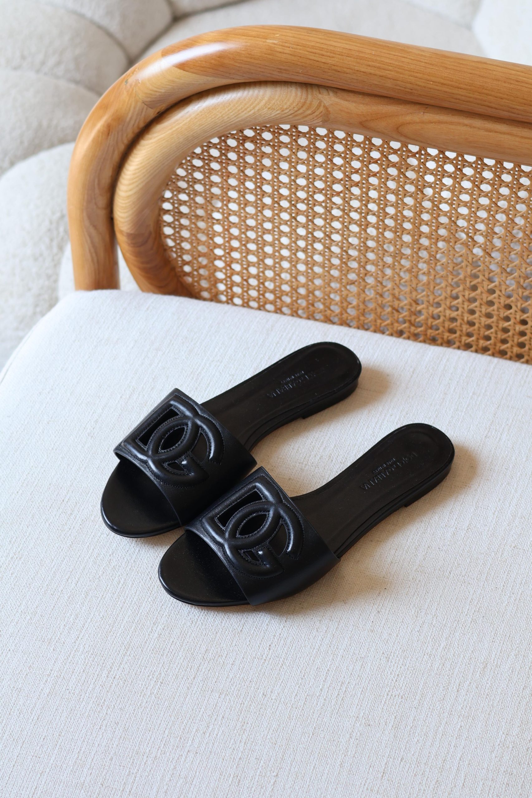 Dolce & Gabbana Brown Leather Sandals - Image 2