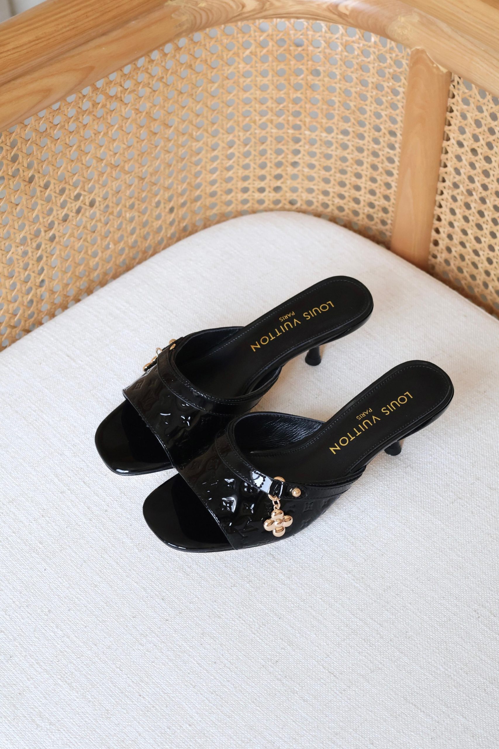 Leather Louis Vuitton Mules