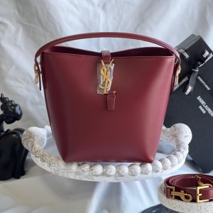 Saint Laurent Le 37 Bucket Bag Smooth Calfskin Leather