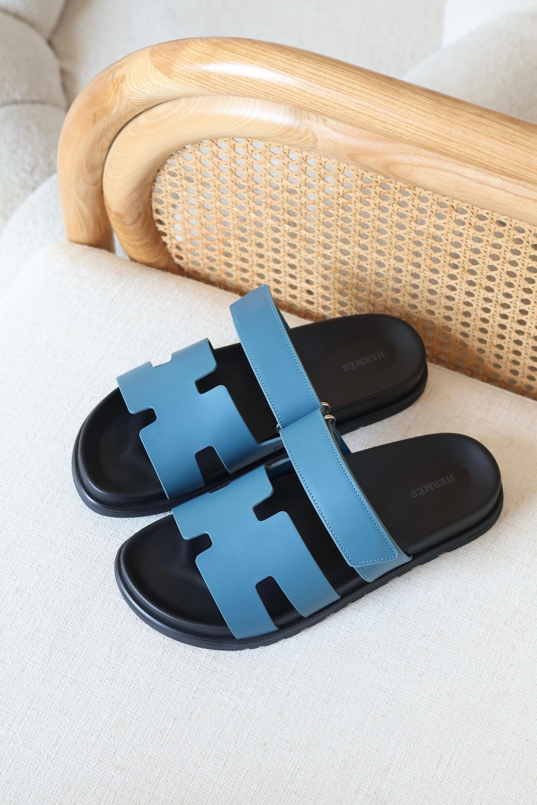 Hermès Chypre Sandals Cut-Out Design And An Adjustable Strap - Image 4