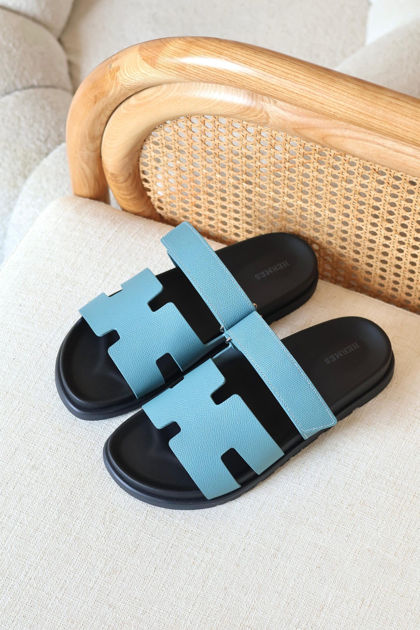 Hermès Chypre Sandals Cut-Out Design And An Adjustable Strap - Image 13