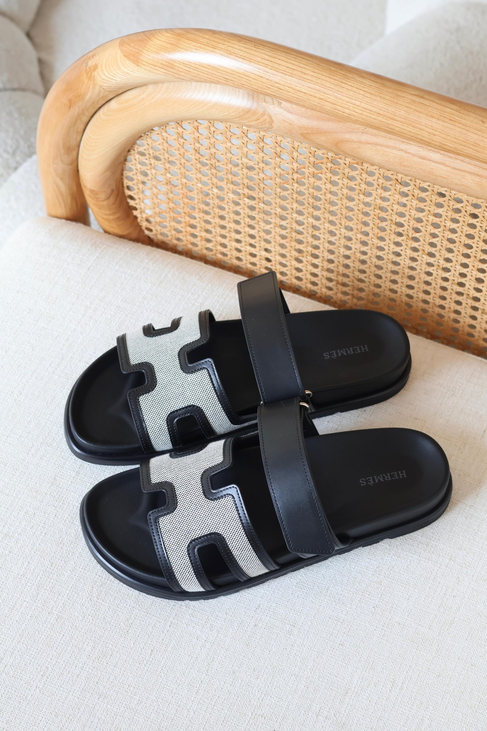 Hermès Chypre Sandals Cut-Out Design And An Adjustable Strap - Image 11