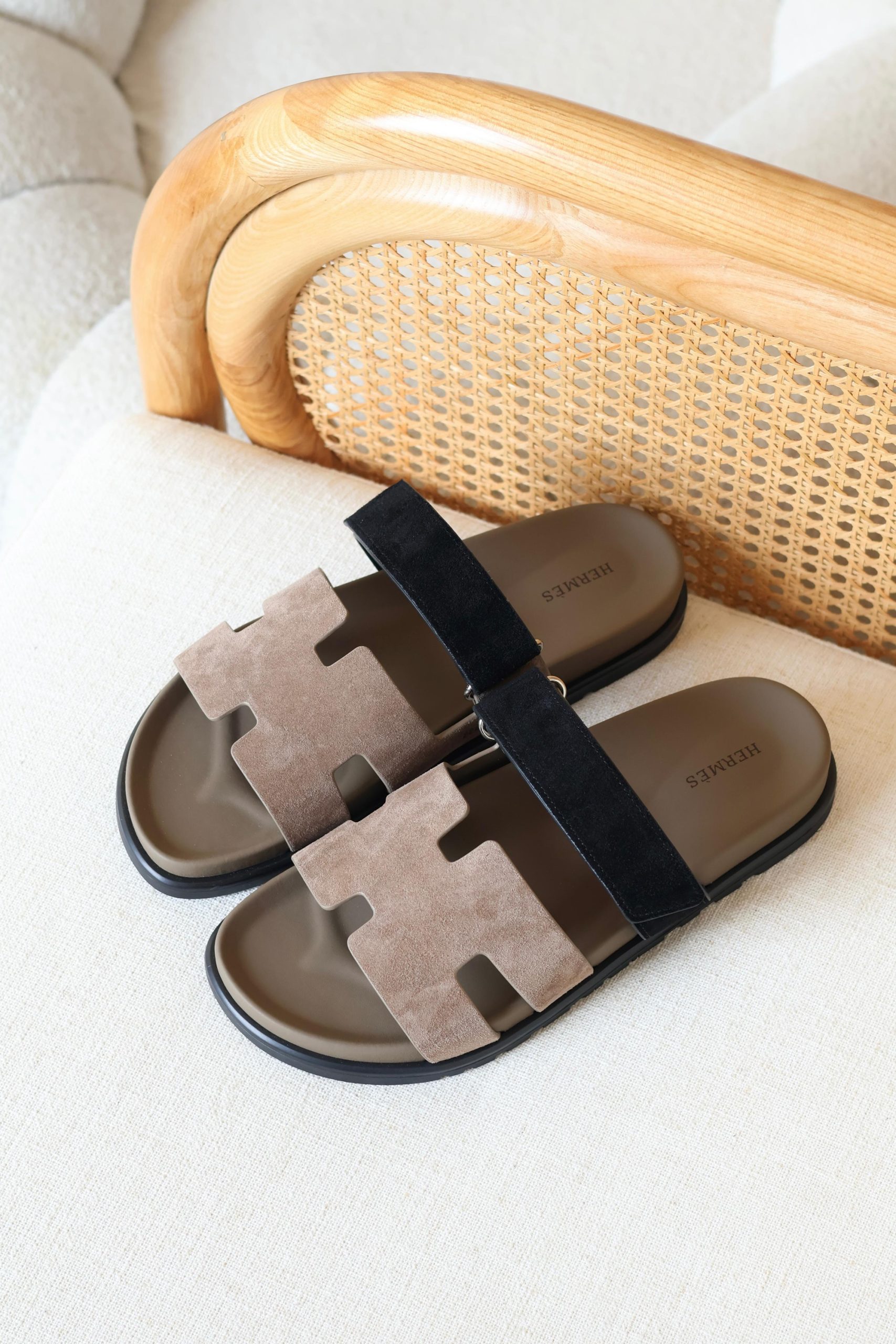 Hermès Chypre Sandals Cut-Out Design And An Adjustable Strap - Image 14