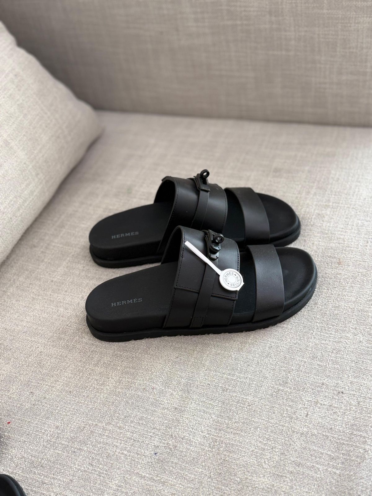 Hermès Jackson Sandals Palladium-Plated Kelly" Buckle