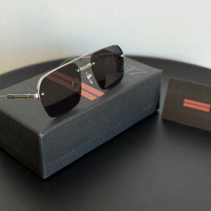 Zegna EZ0213 Sunglasses Metallic Frame With Distinctive Rimless