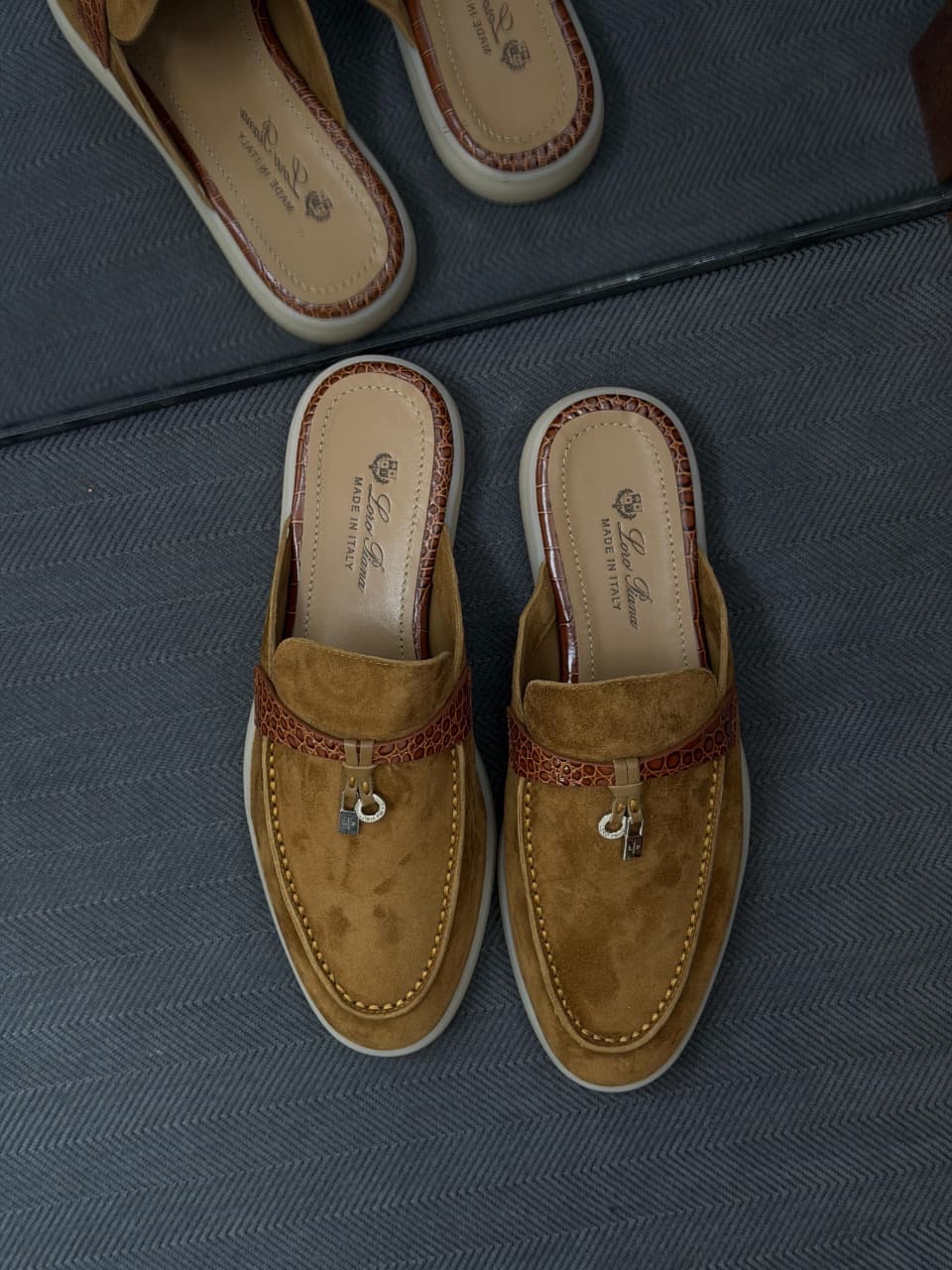 Loro Piana Babouche Charms Walk Loafers For Ladies - Image 9