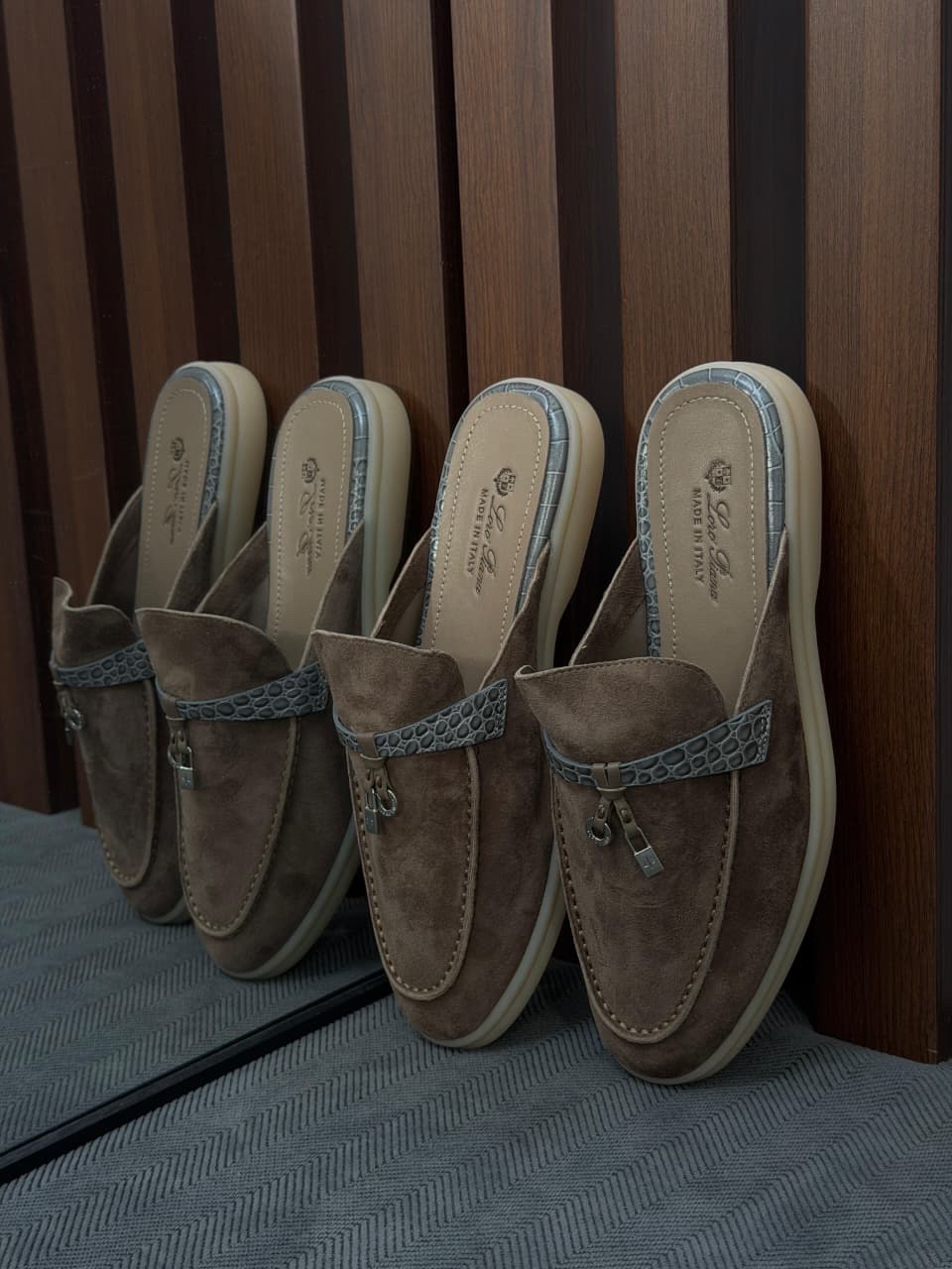 Loro Piana Babouche Charms Walk Loafers For Ladies - Image 8