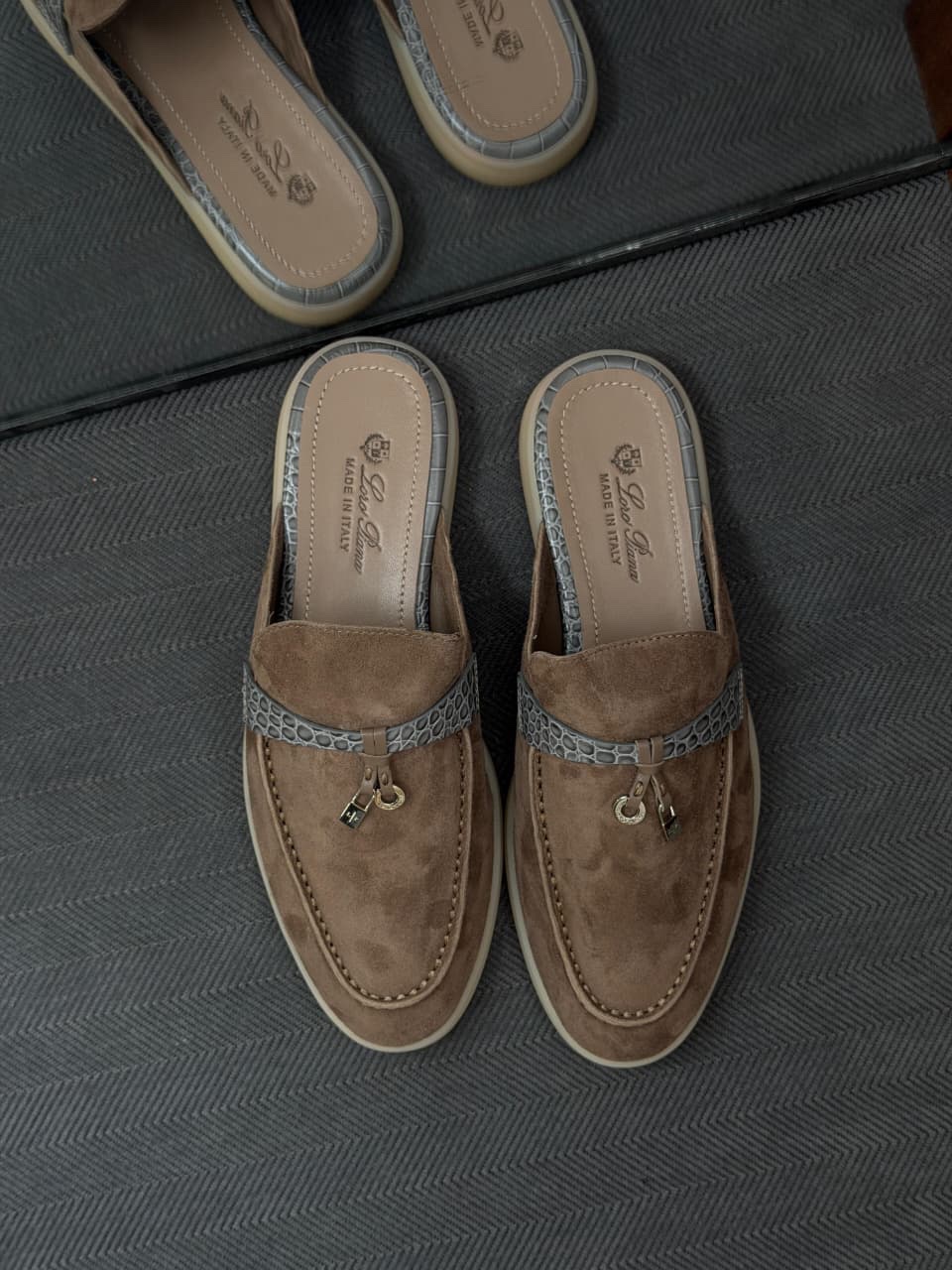 Loro Piana Babouche Charms Walk Loafers For Ladies - Image 7