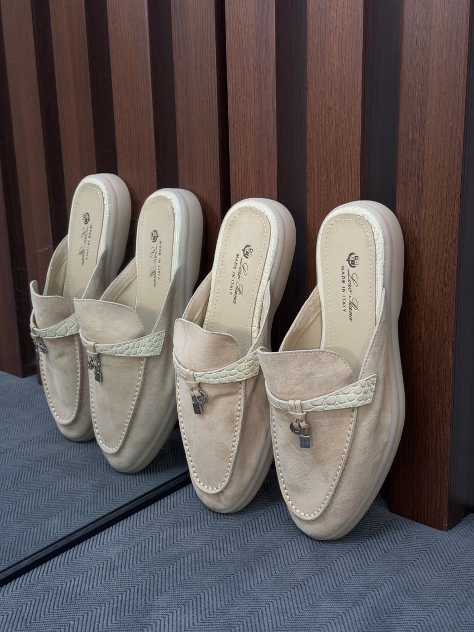 Loro Piana Babouche Charms Walk Loafers For Ladies - Image 4