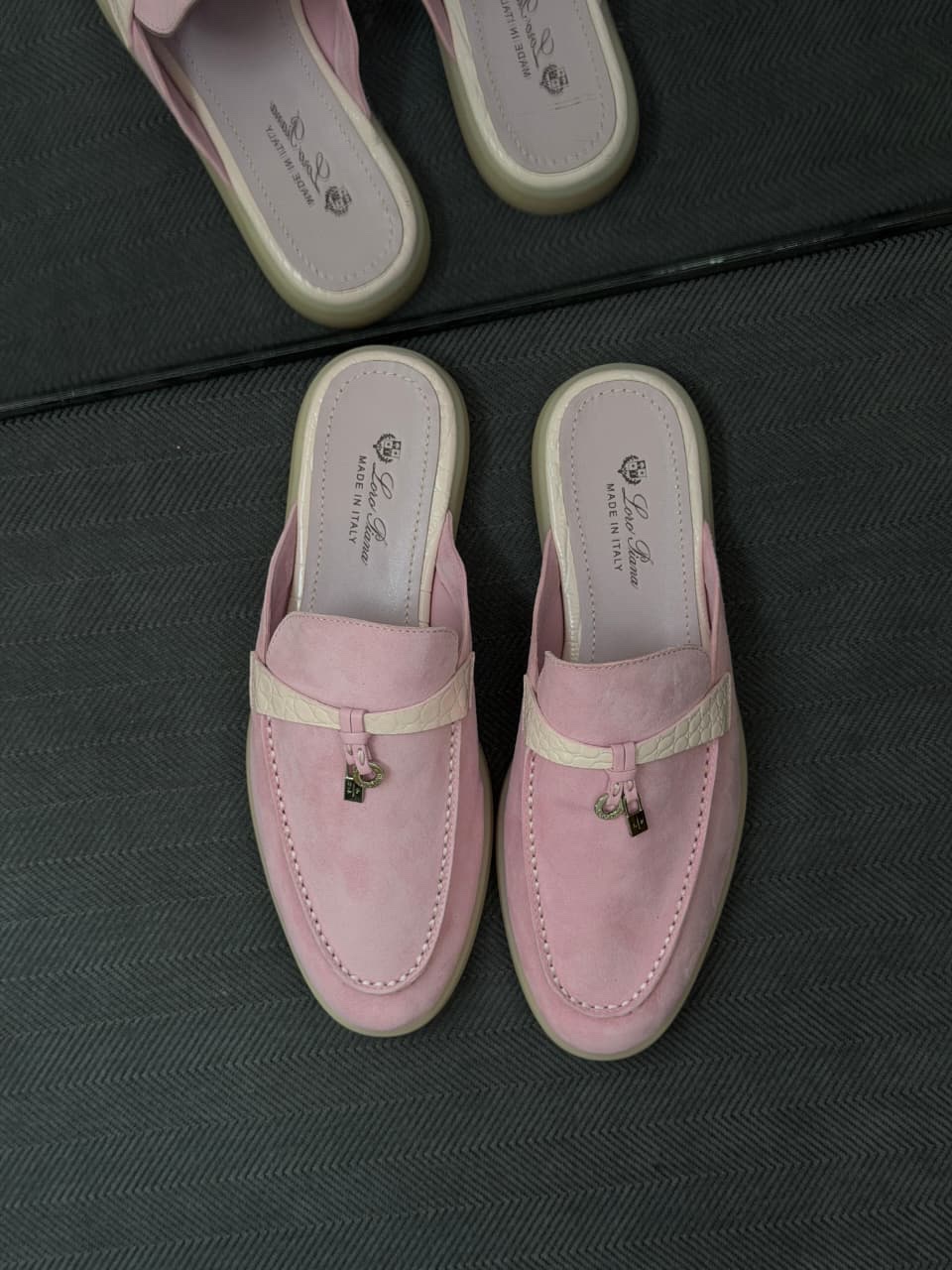 Loro Piana Babouche Charms Walk Loafers For Ladies