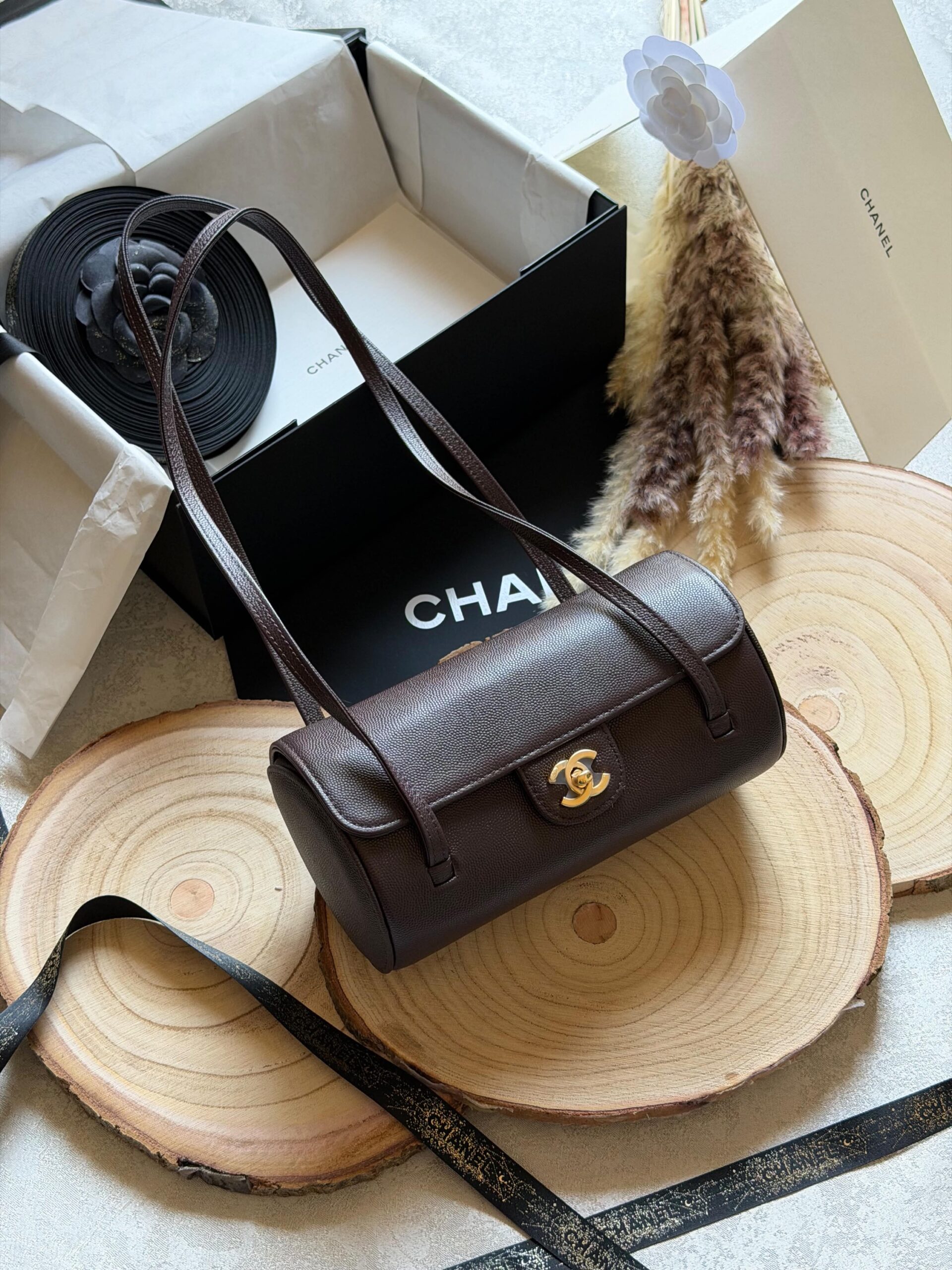 Chanel Preppy Coco Small Bowling Bag - Image 3