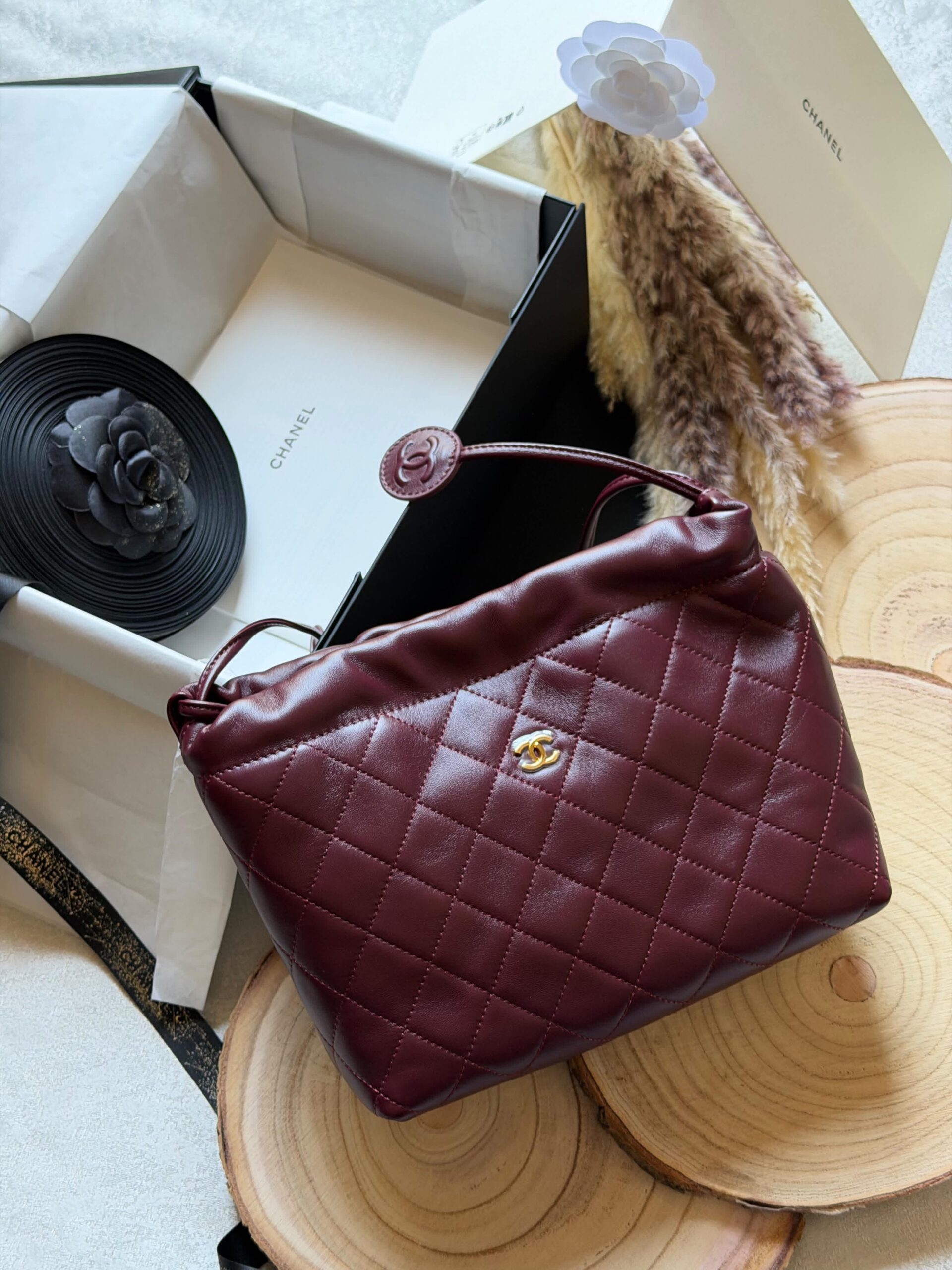 Chanel Quilted Lambskin Camera Bag
