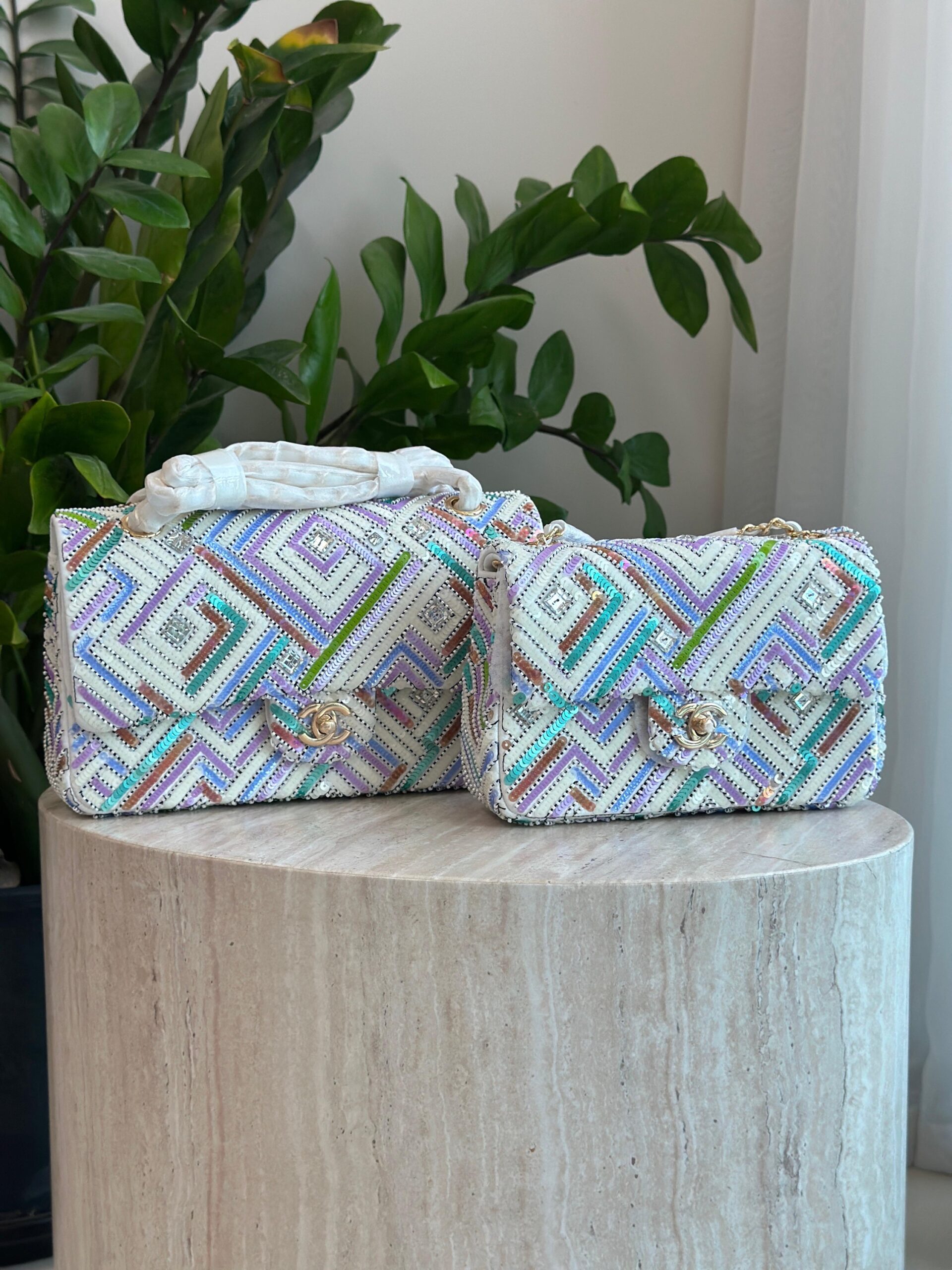 Chanel bag Chevron Pattern - Image 3
