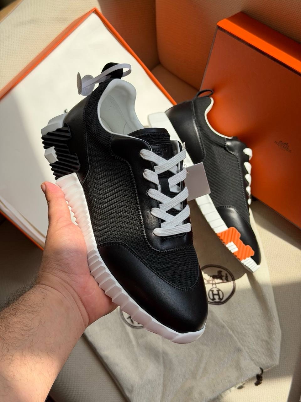 Hermès Bouncing Sneakers For Men - Image 9