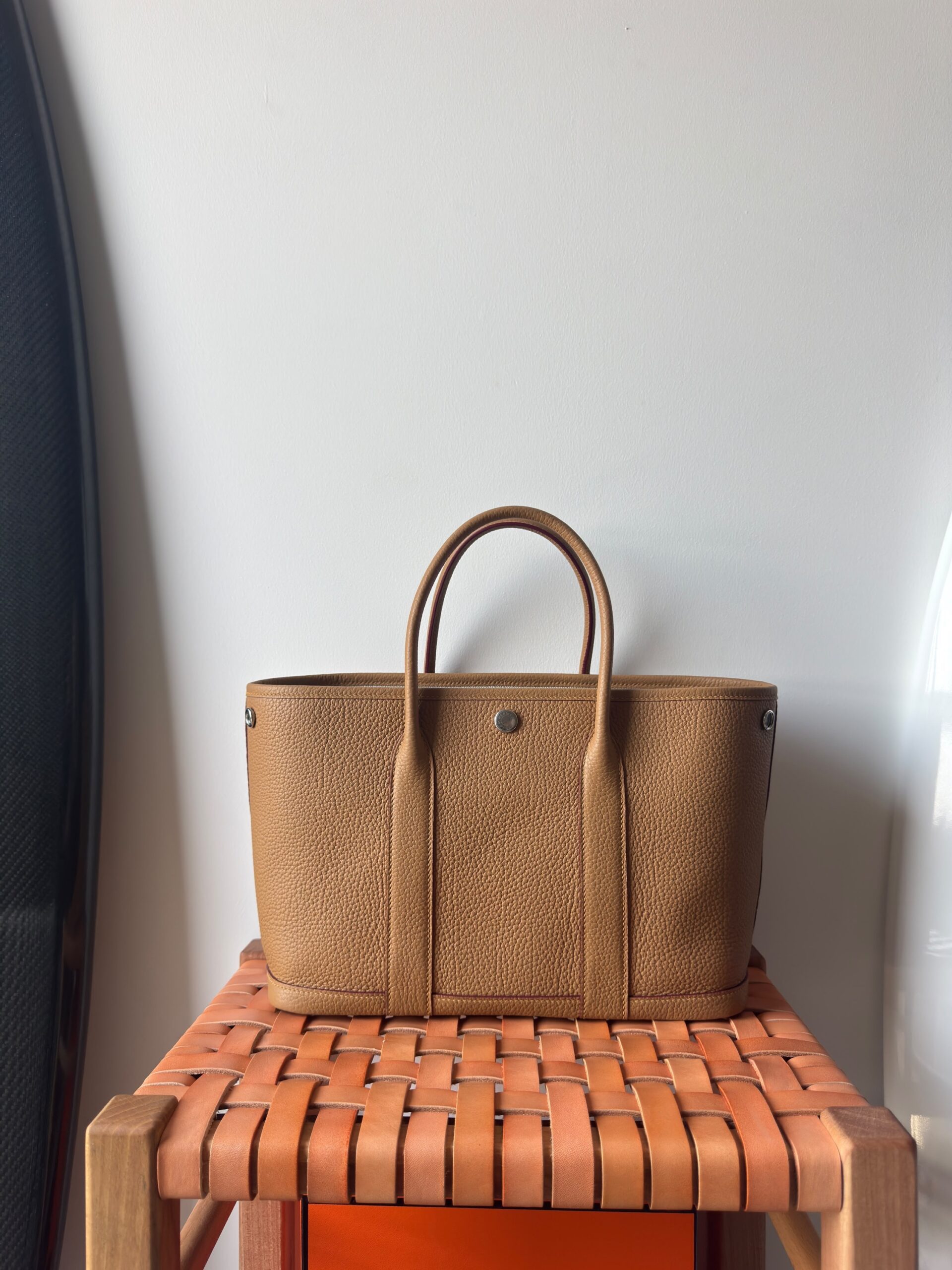 Hermès Garden Party 30 Tote Textured Negonda Calfskin Leather - Image 4