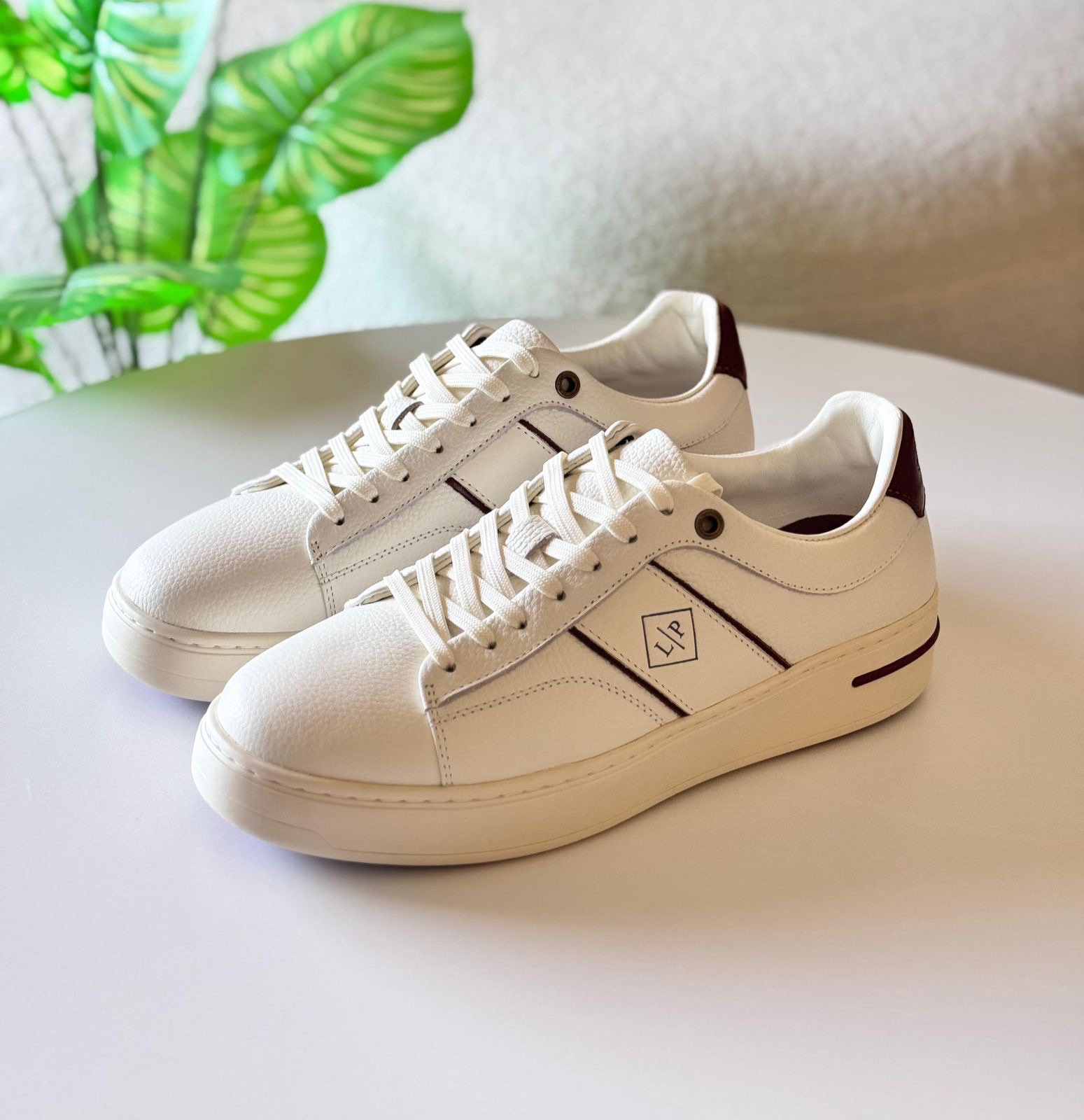Loro Piana Leather Sneakers - Image 4