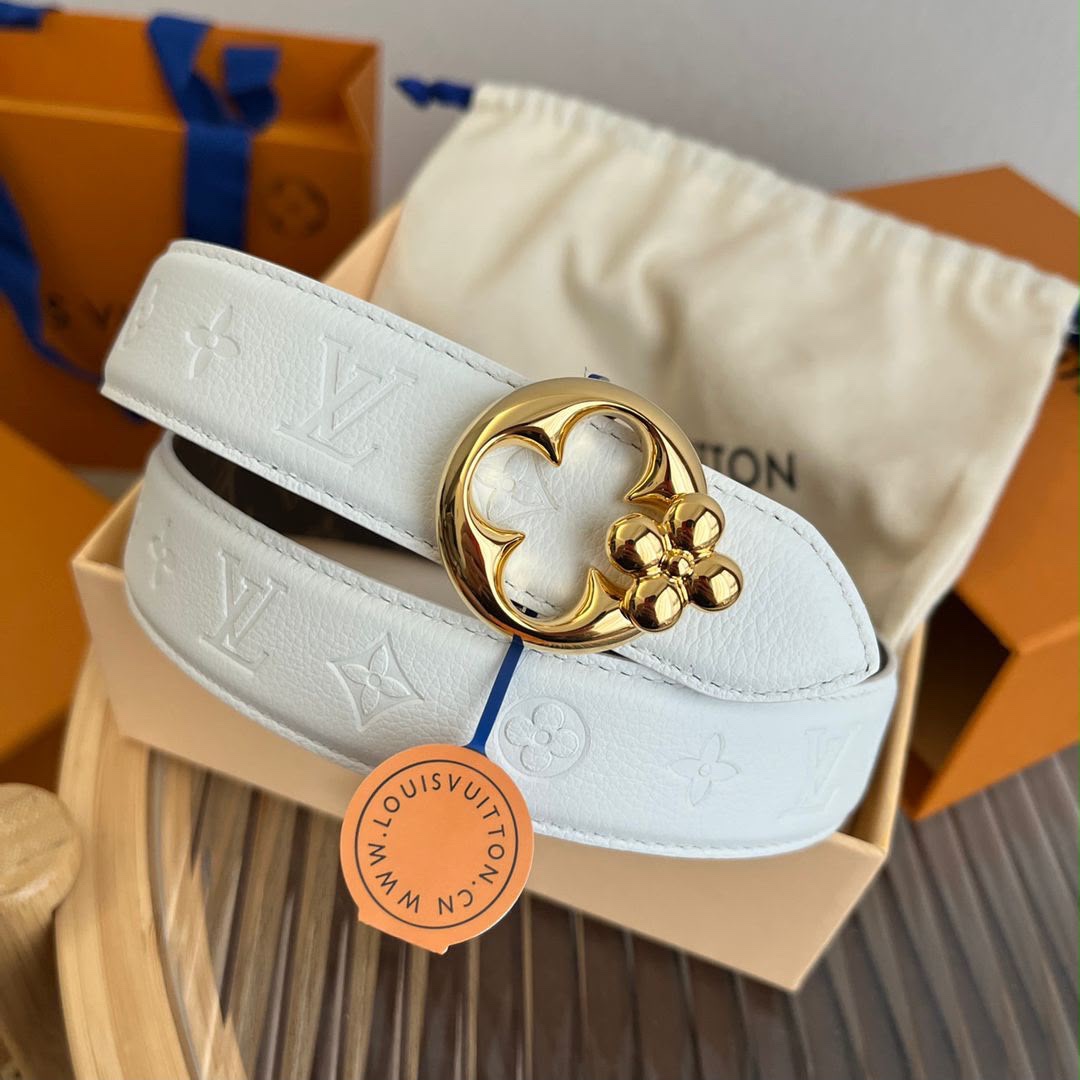 Louis Vuitton LV Flowergram Belt