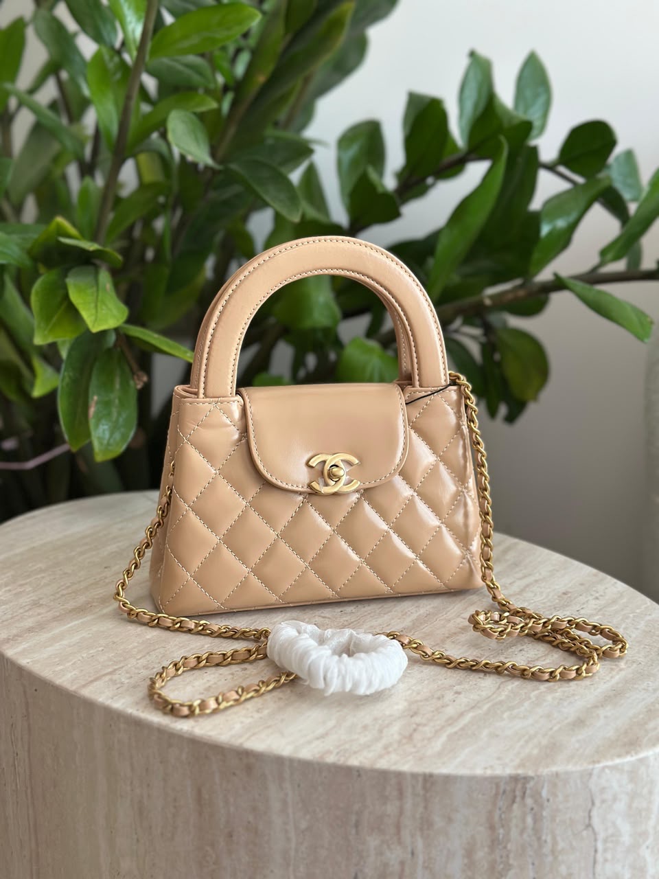 Chanel Pre-Owned Kelly Top Handle Shopping Bag - Image 3