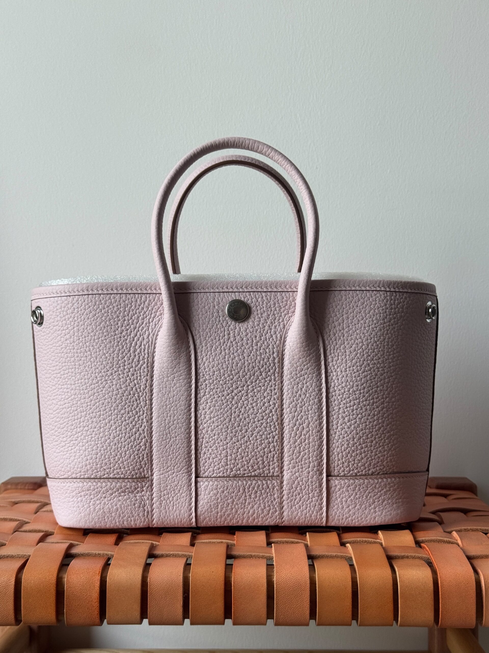 Hermès Garden Party 23 Cm Negonda Leather With Silver-Tone Hardware - Image 16