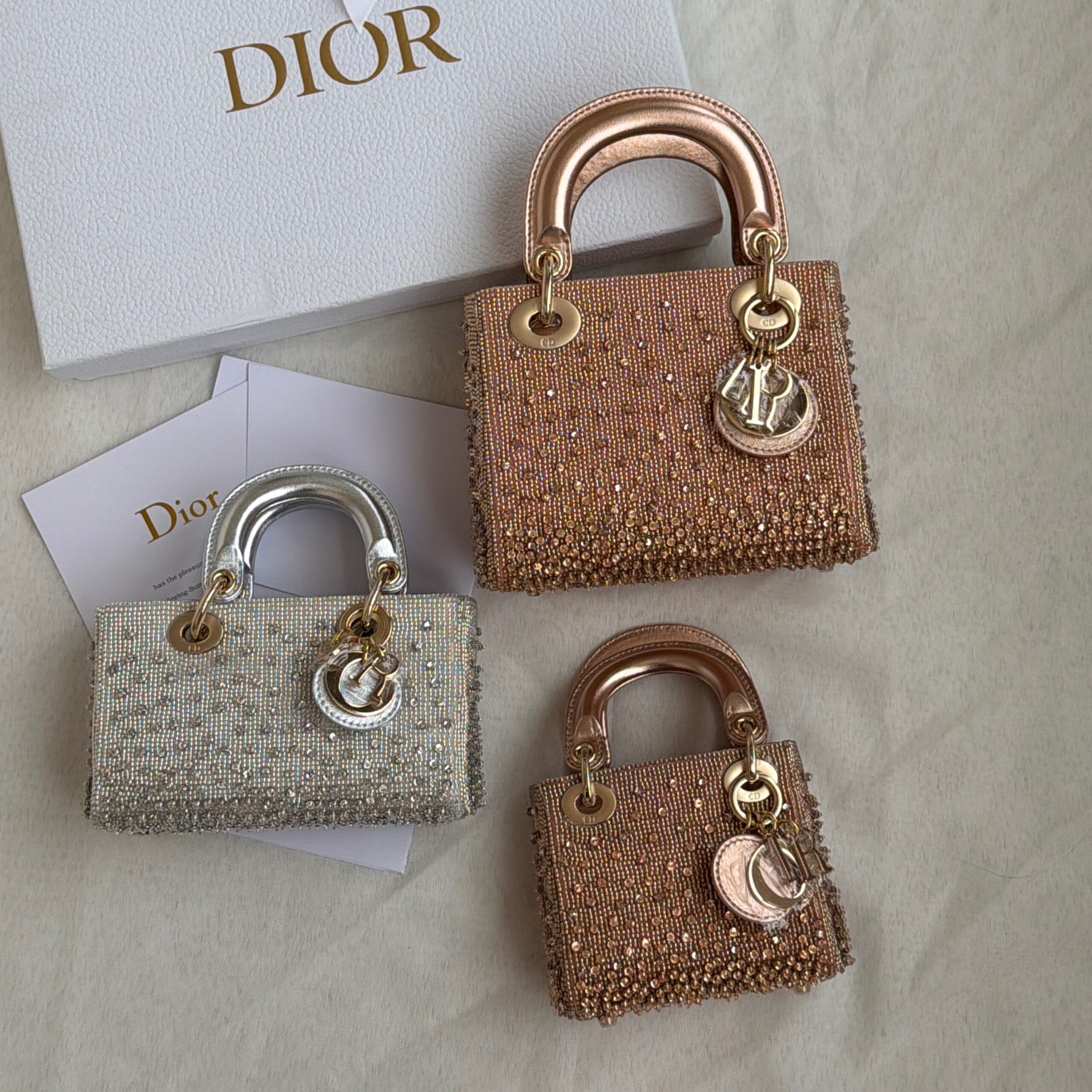 stunning Dior Micro Lady Dior Bag - Image 3