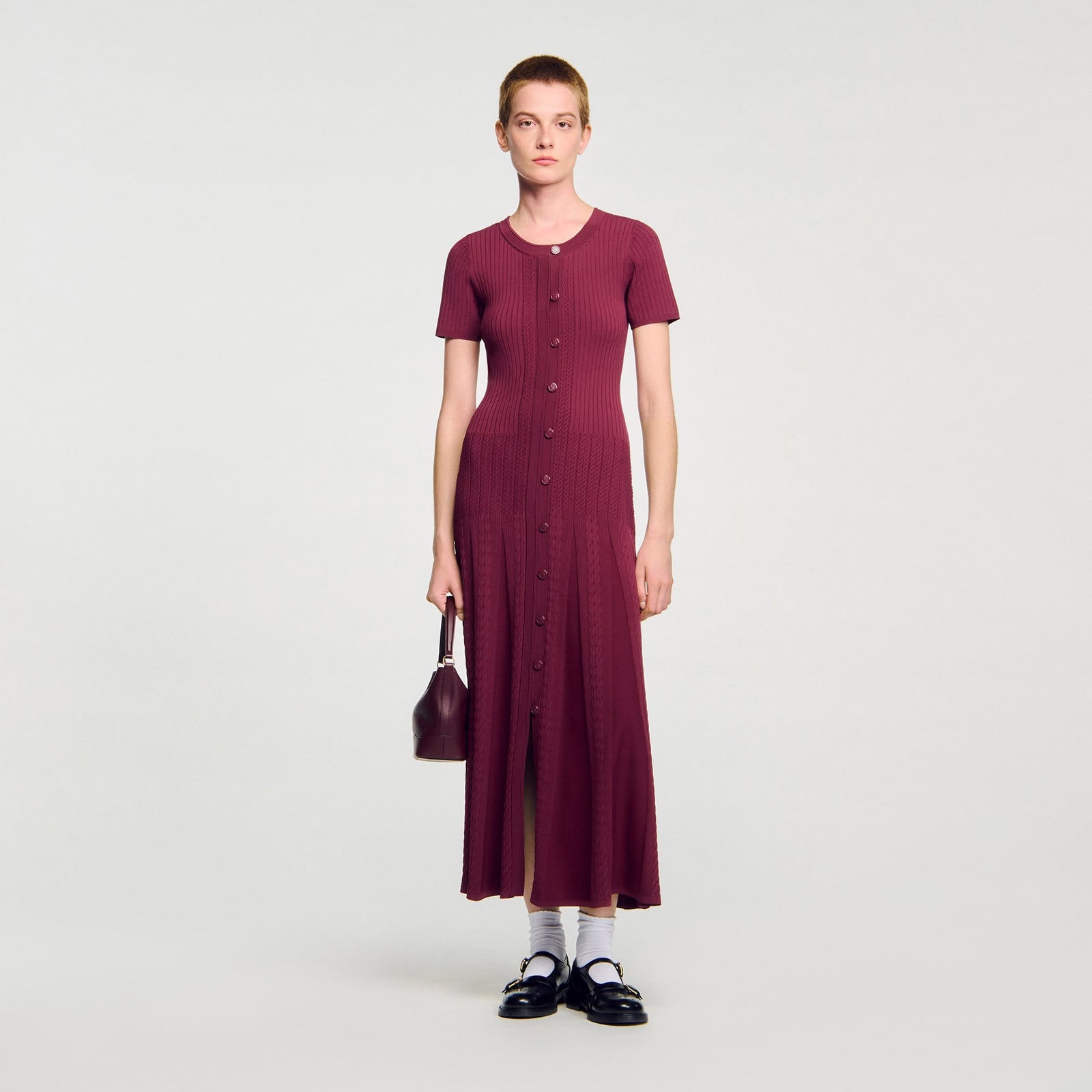 Sandro Milla Knit Maxi Dress - Image 2