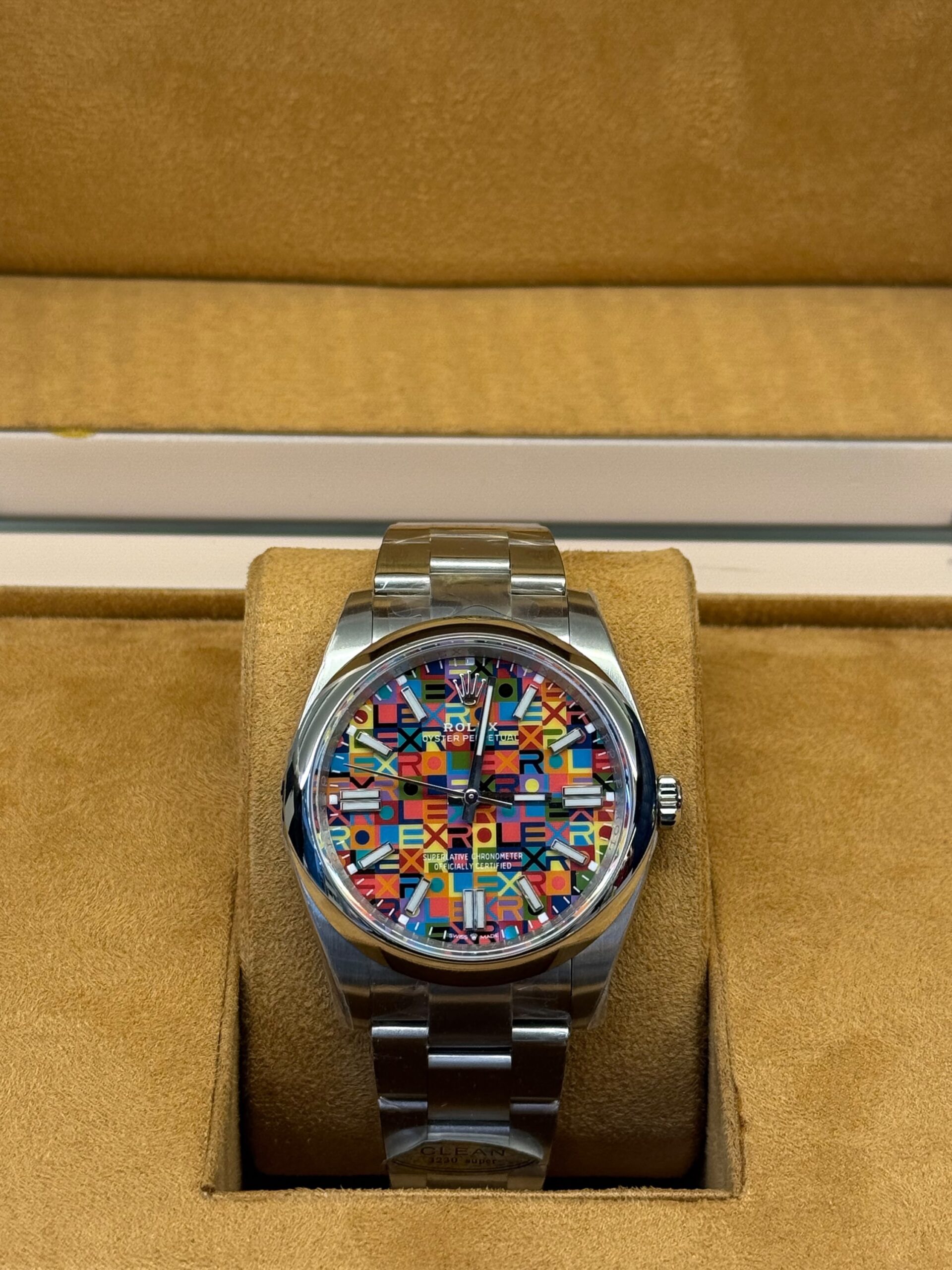 Rolex Oyster Perpetual 41 Features A Vibrant Multicolored - Image 3