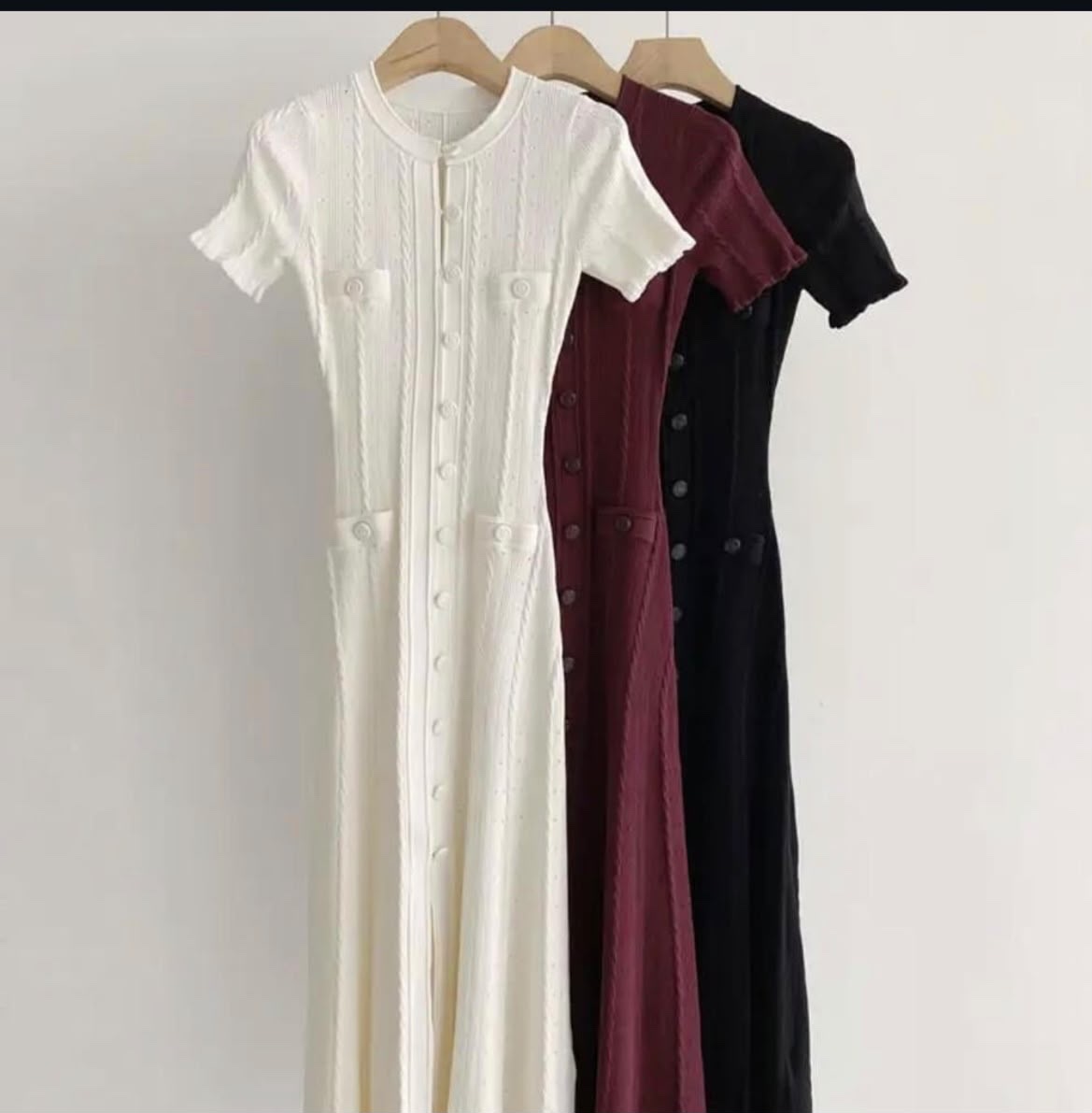 Sandro Milla Knit Maxi Dress