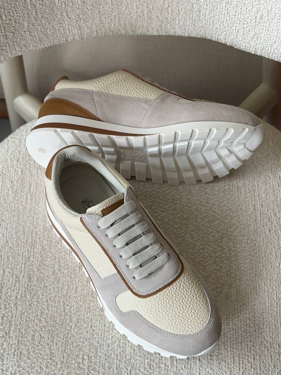 Brunello Cucinelli Suede Runner Sneakers - Image 4