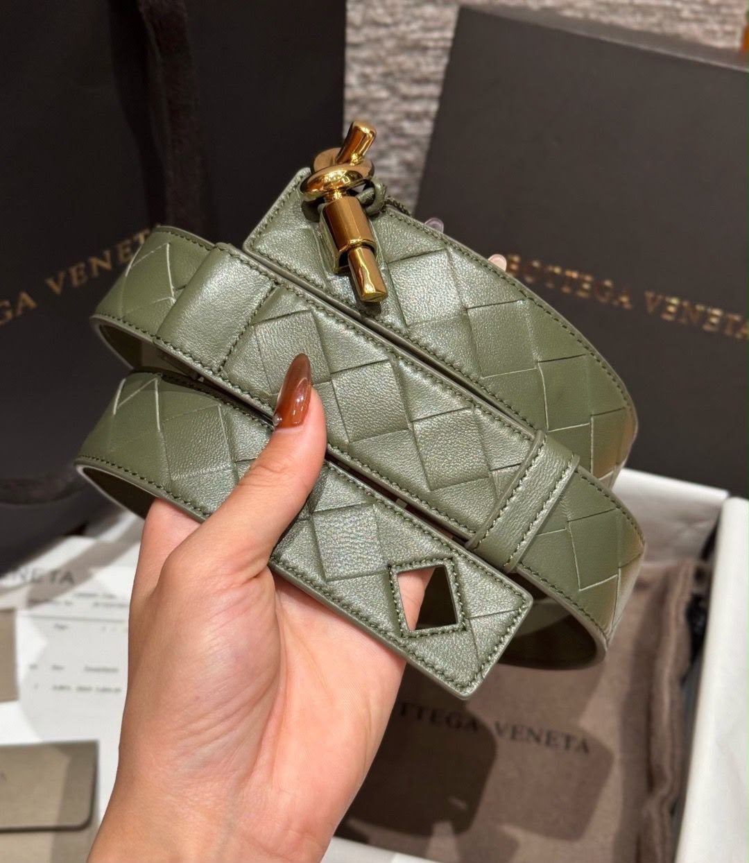 Bottega Veneta Andiamo Belt - Image 9
