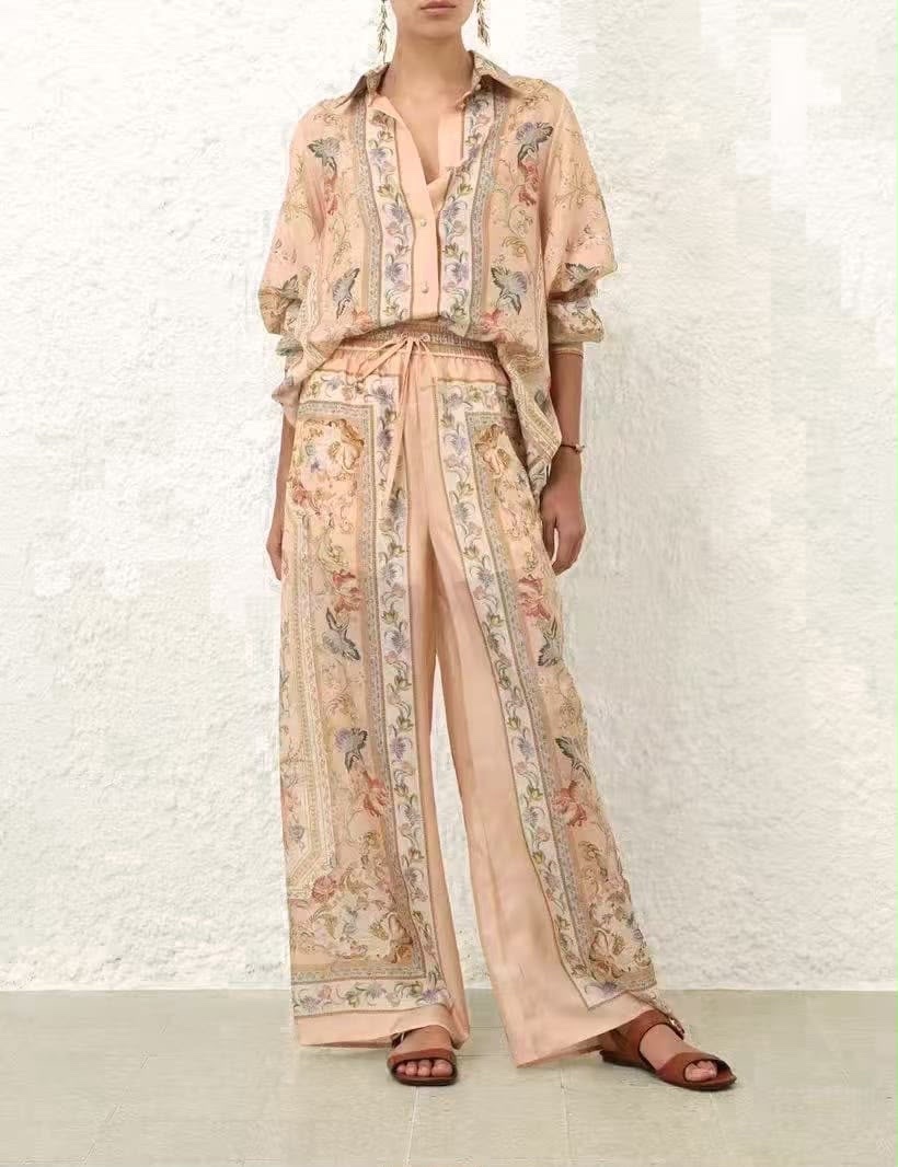 Zimmermann Roselight Relaxed Shirt and Pants