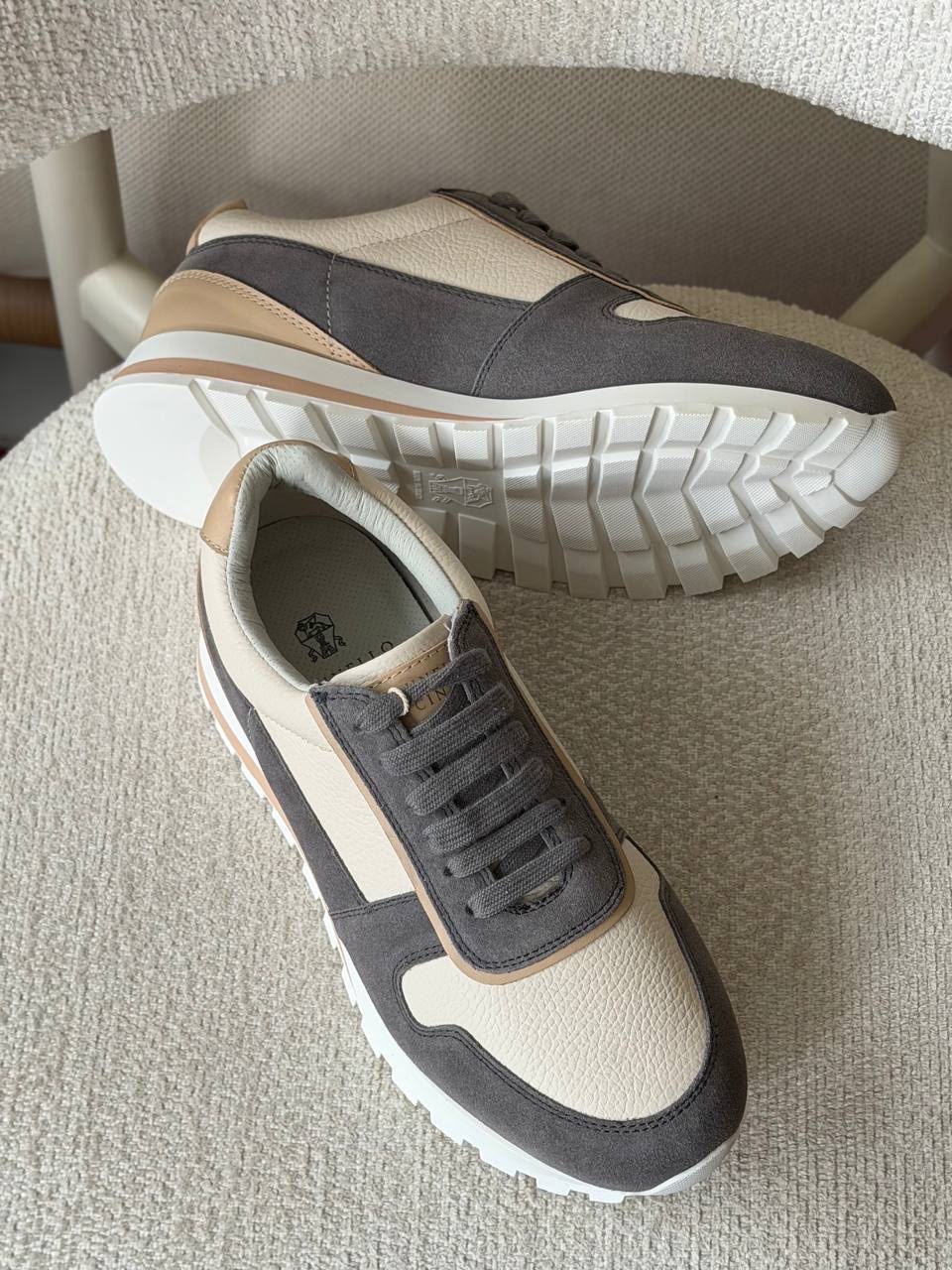 Brunello Cucinelli Suede Runner Sneakers - Image 3