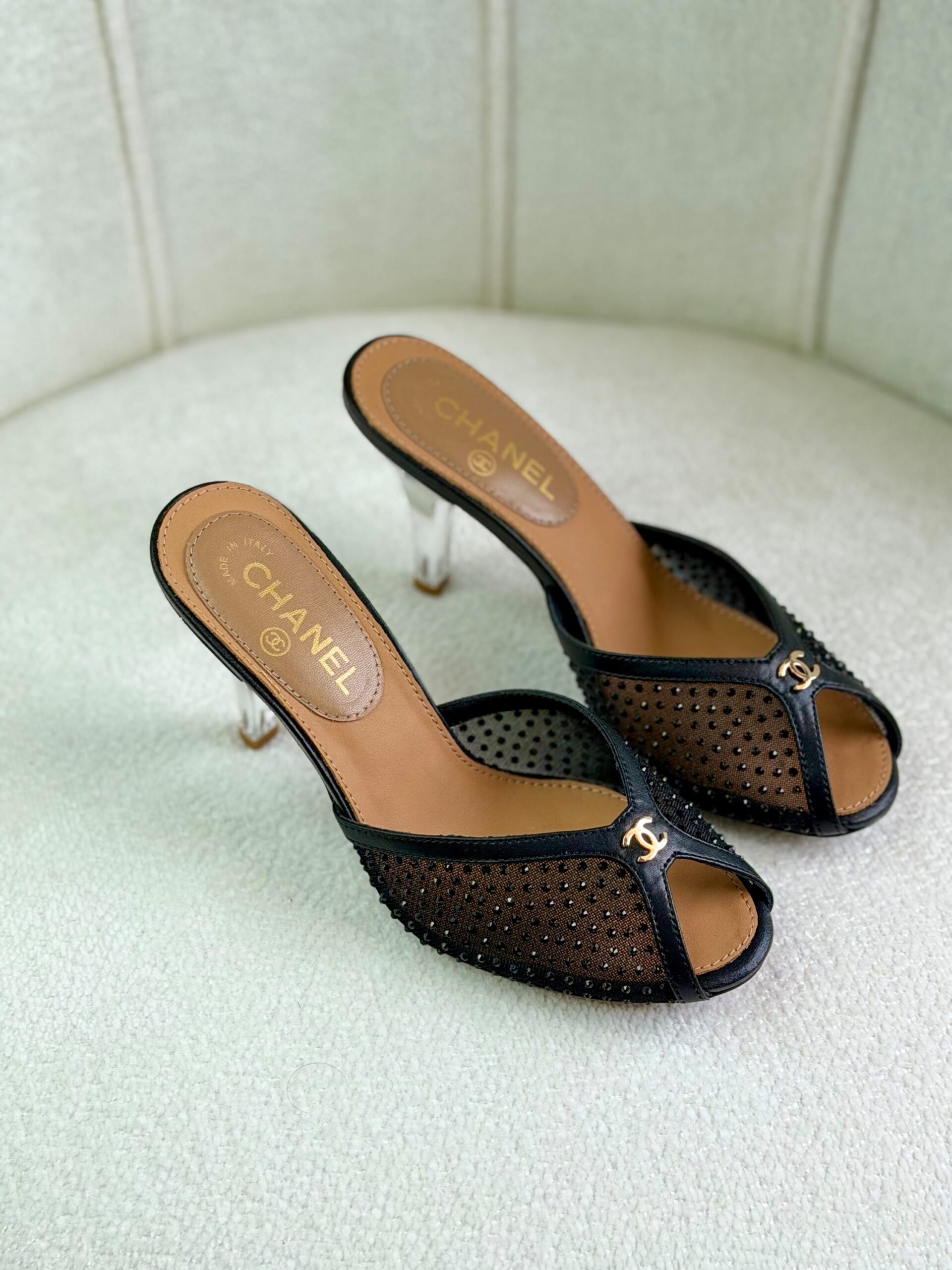 Chanel Mesh Mules - Image 5