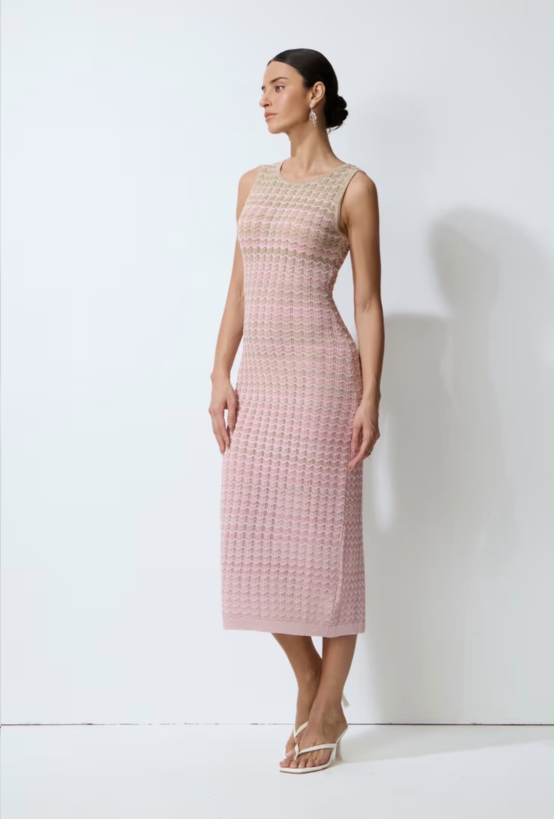 Sweetest Feeling" knit Midi Dress