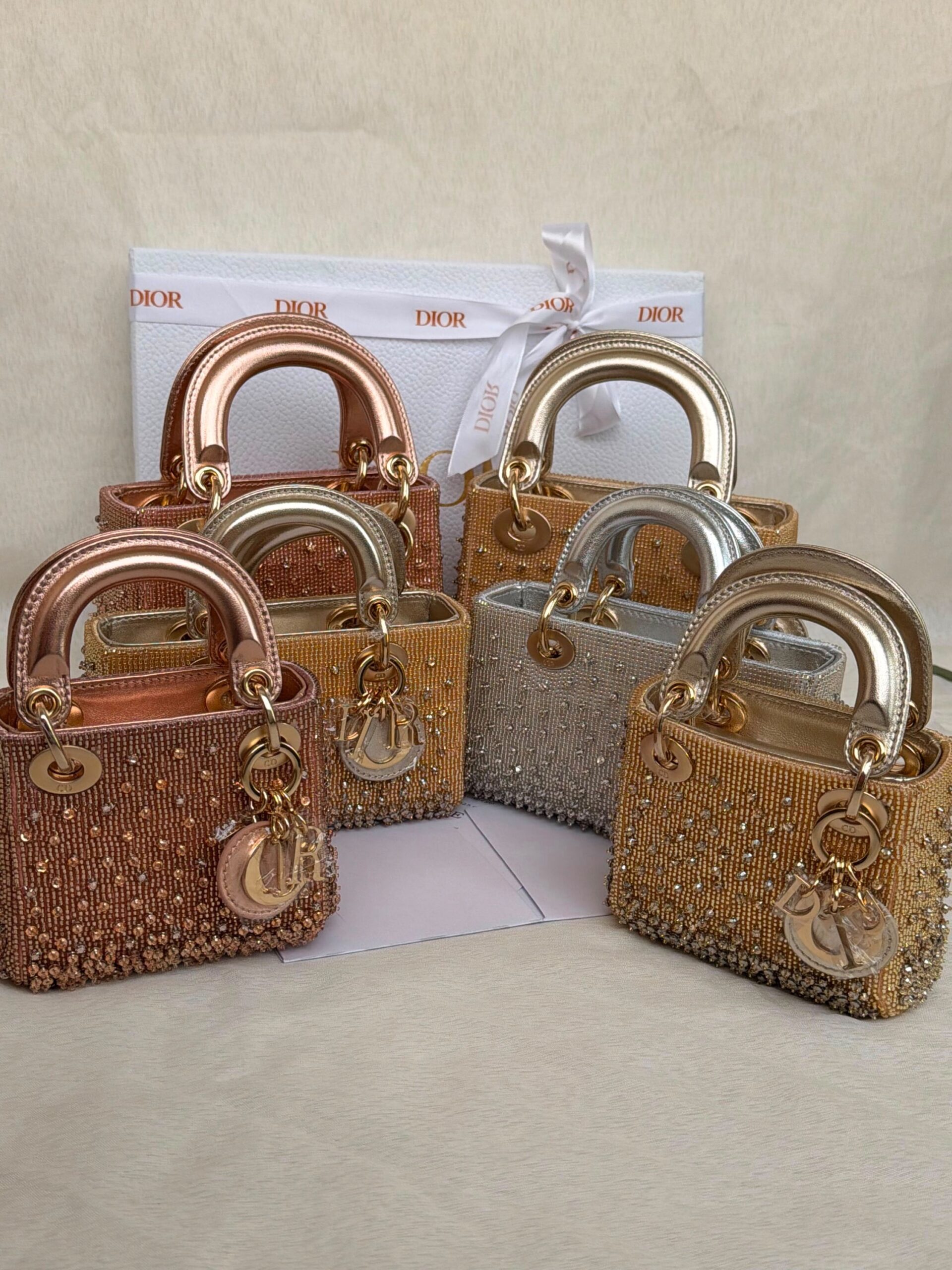 stunning Dior Micro Lady Dior Bag