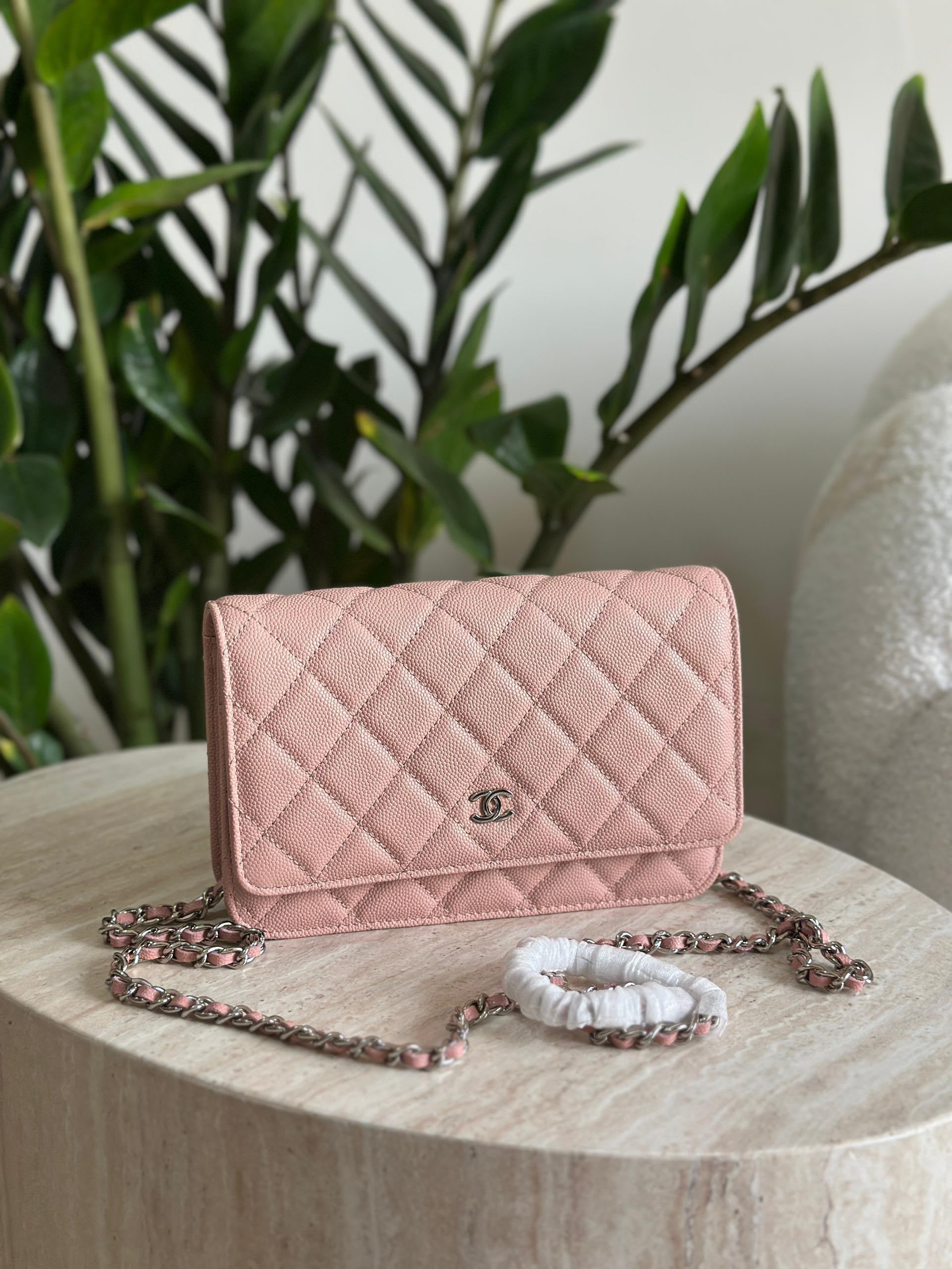 Chanel Iridescent Caviar Wallet on Chain WOC Bag - Image 4