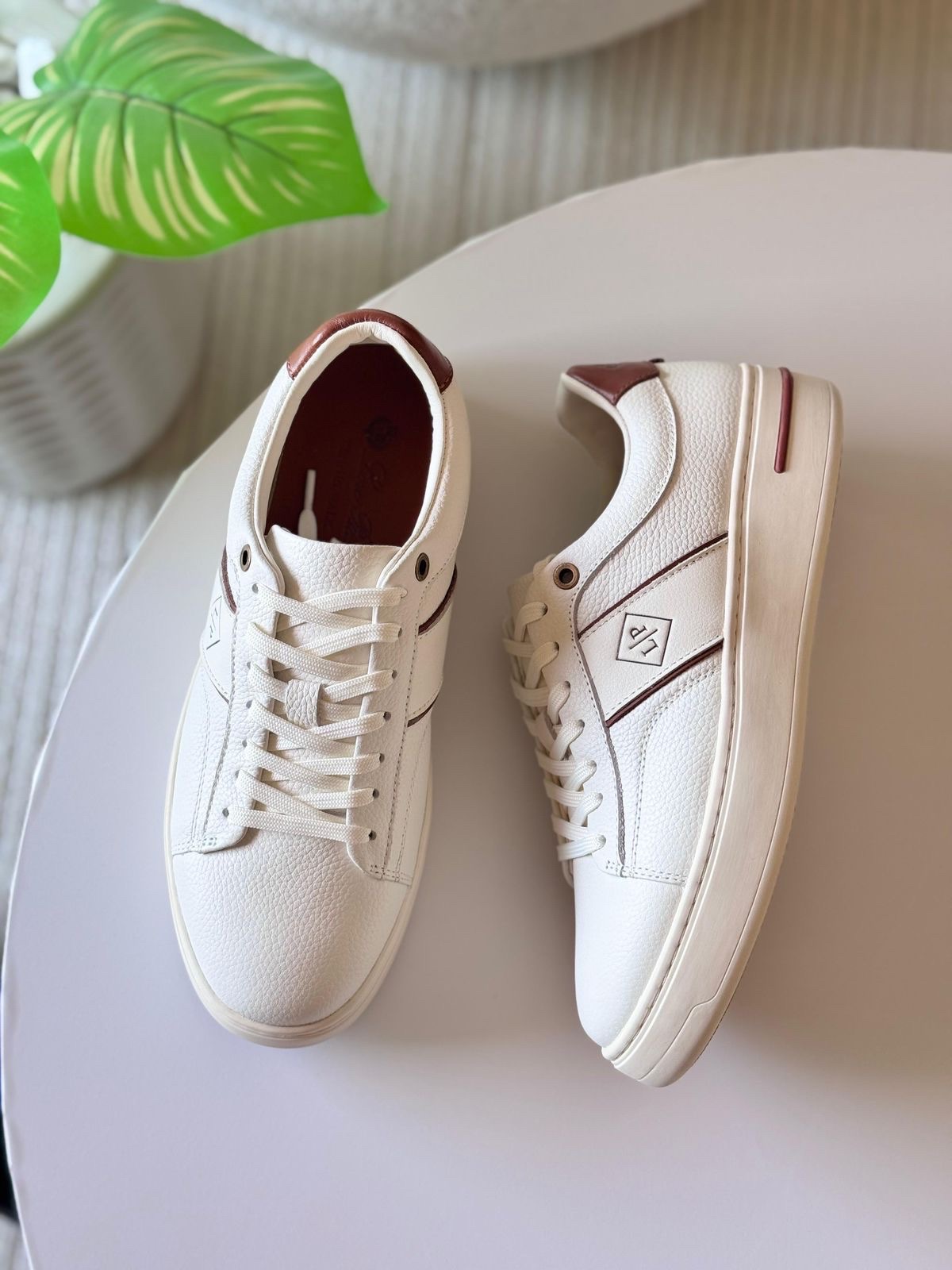 Loro Piana Leather Sneakers - Image 3