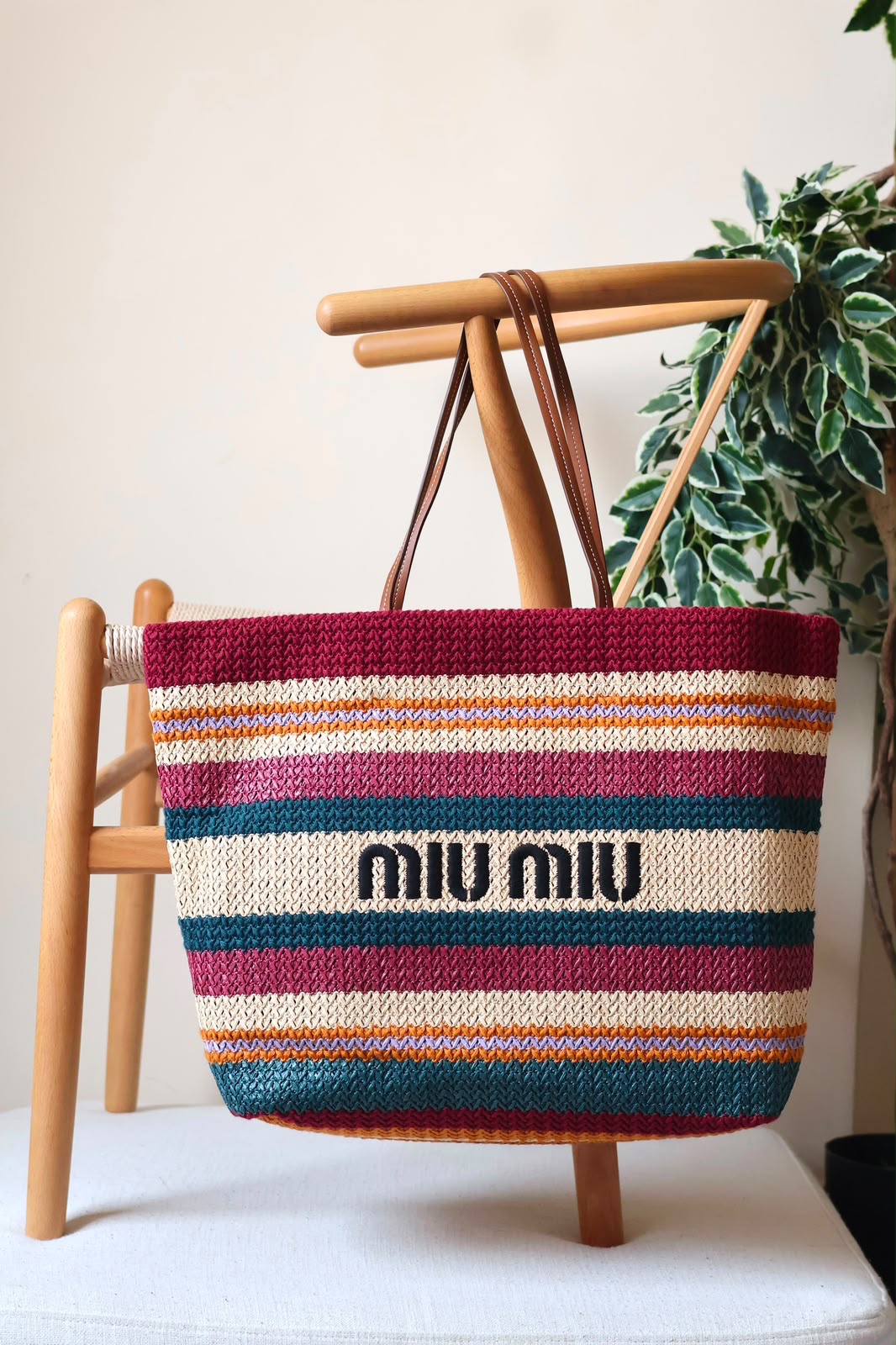 Miu Miu Crochet Tote Bag